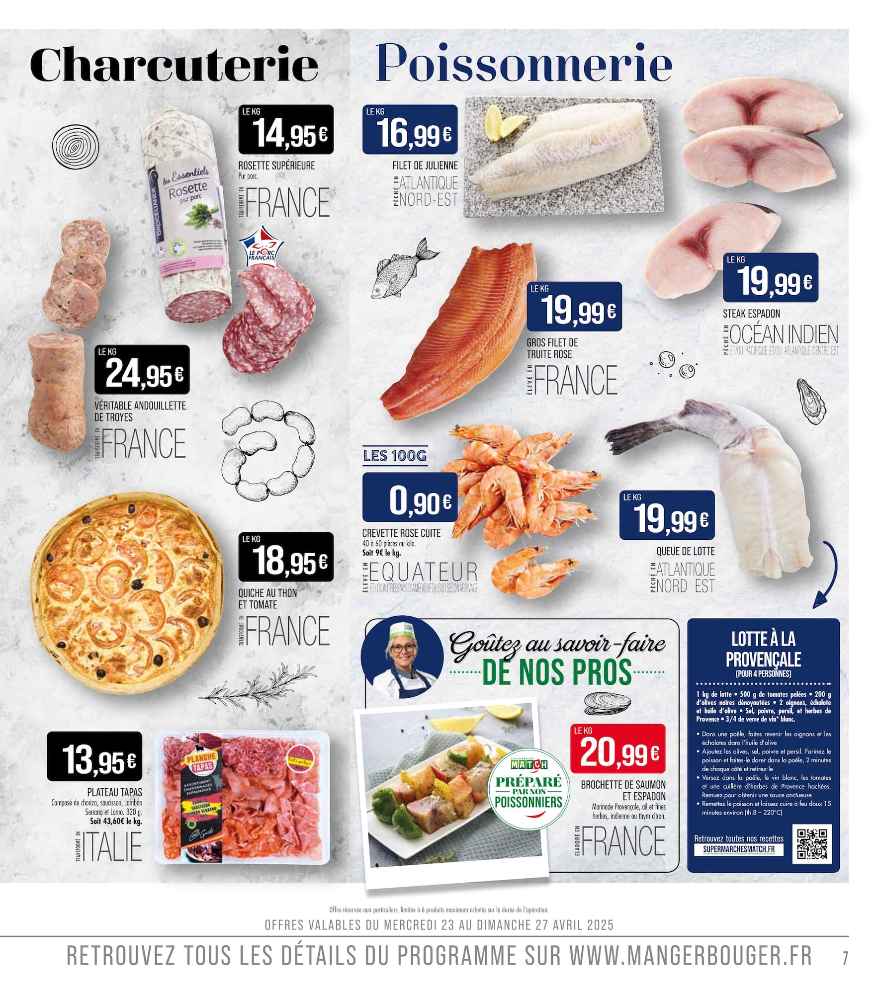 match - Catalogue Match valable dès 23/04 - 04/05 - page: 7