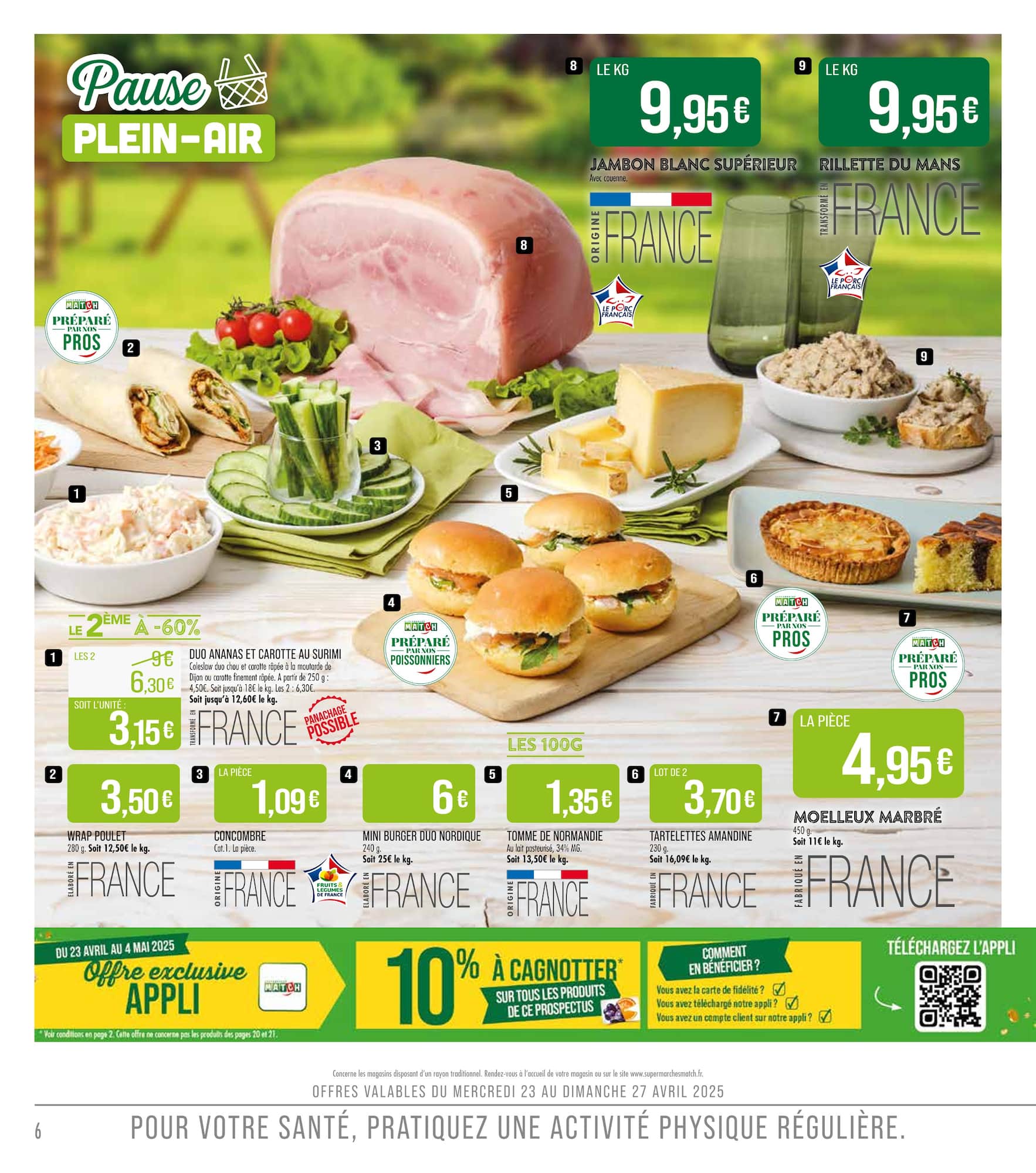 match - Catalogue Match valable dès 23/04 - 04/05 - page: 6