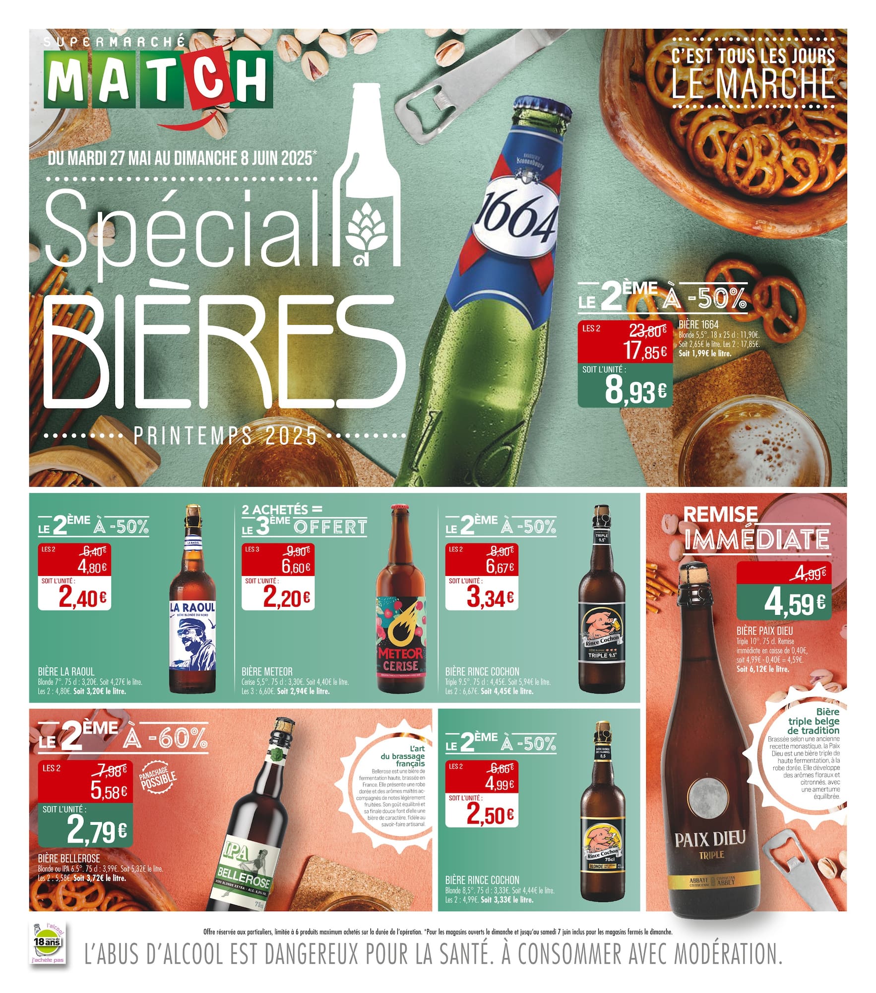 match - Catalogue Match - Spécial Bières valable dès 27/05 - 08/06