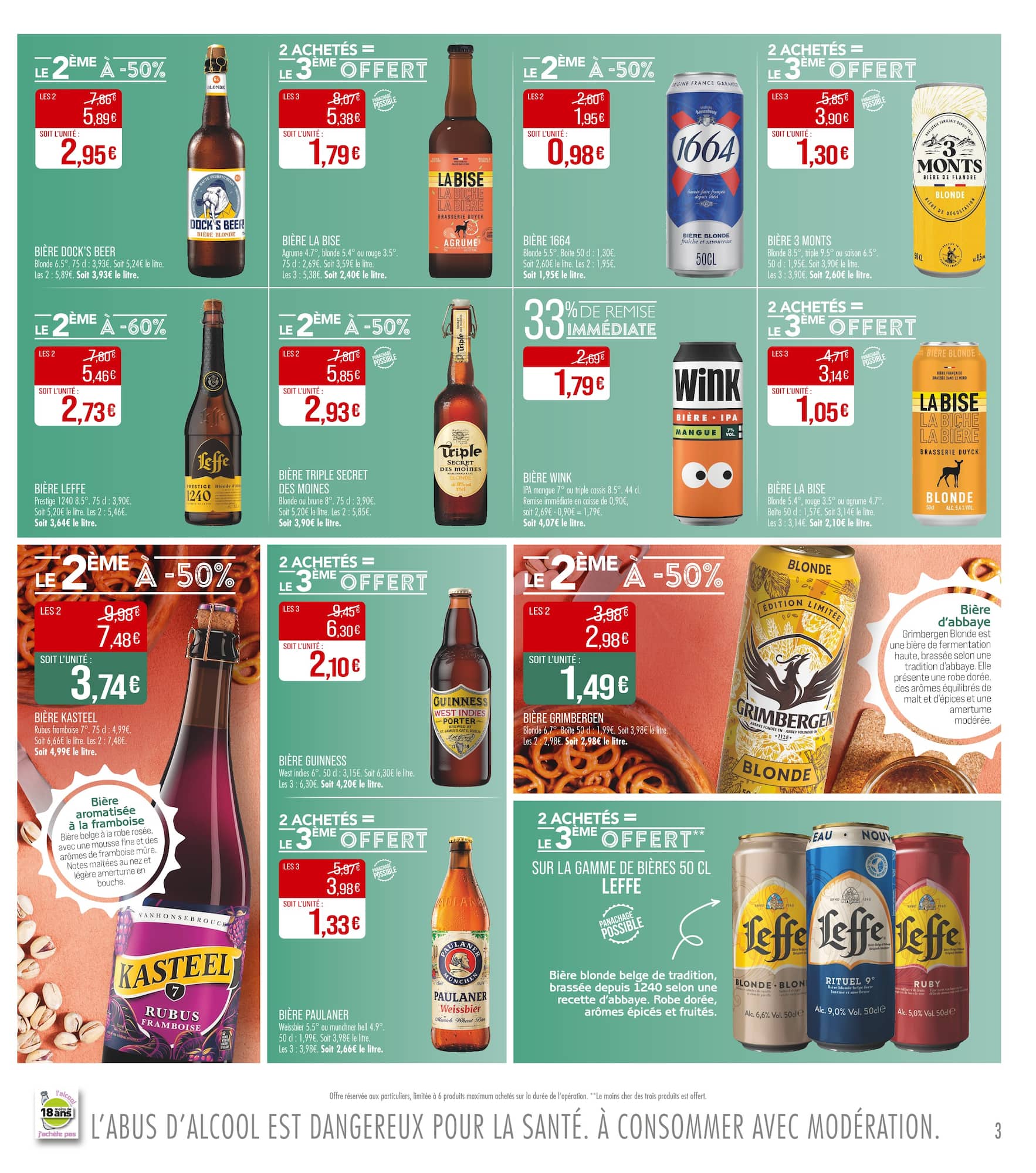 match - Catalogue Match - Spécial Bières valable dès 27/05 - 08/06 - page: 3