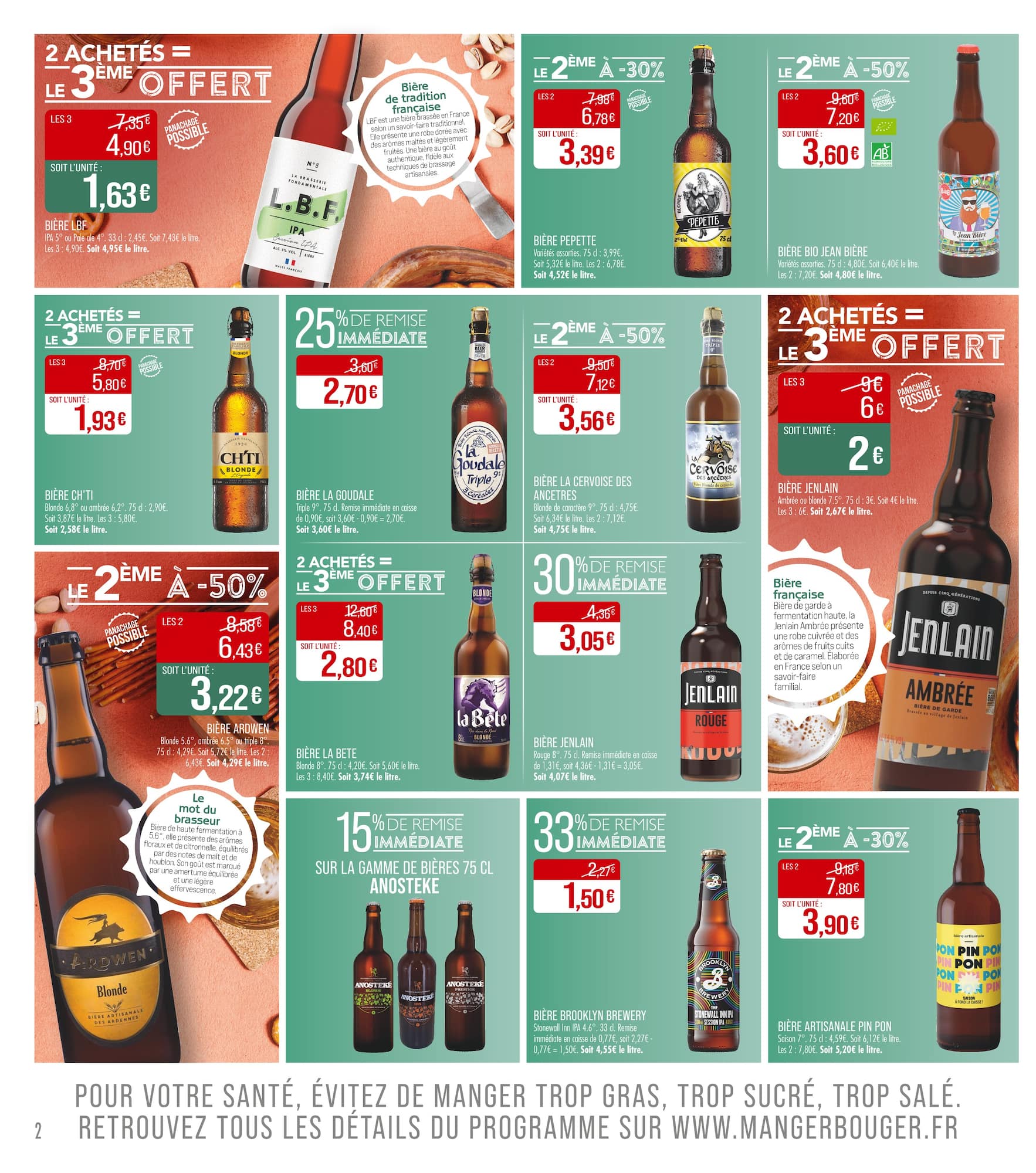 match - Catalogue Match - Spécial Bières valable dès 27/05 - 08/06 - page: 2