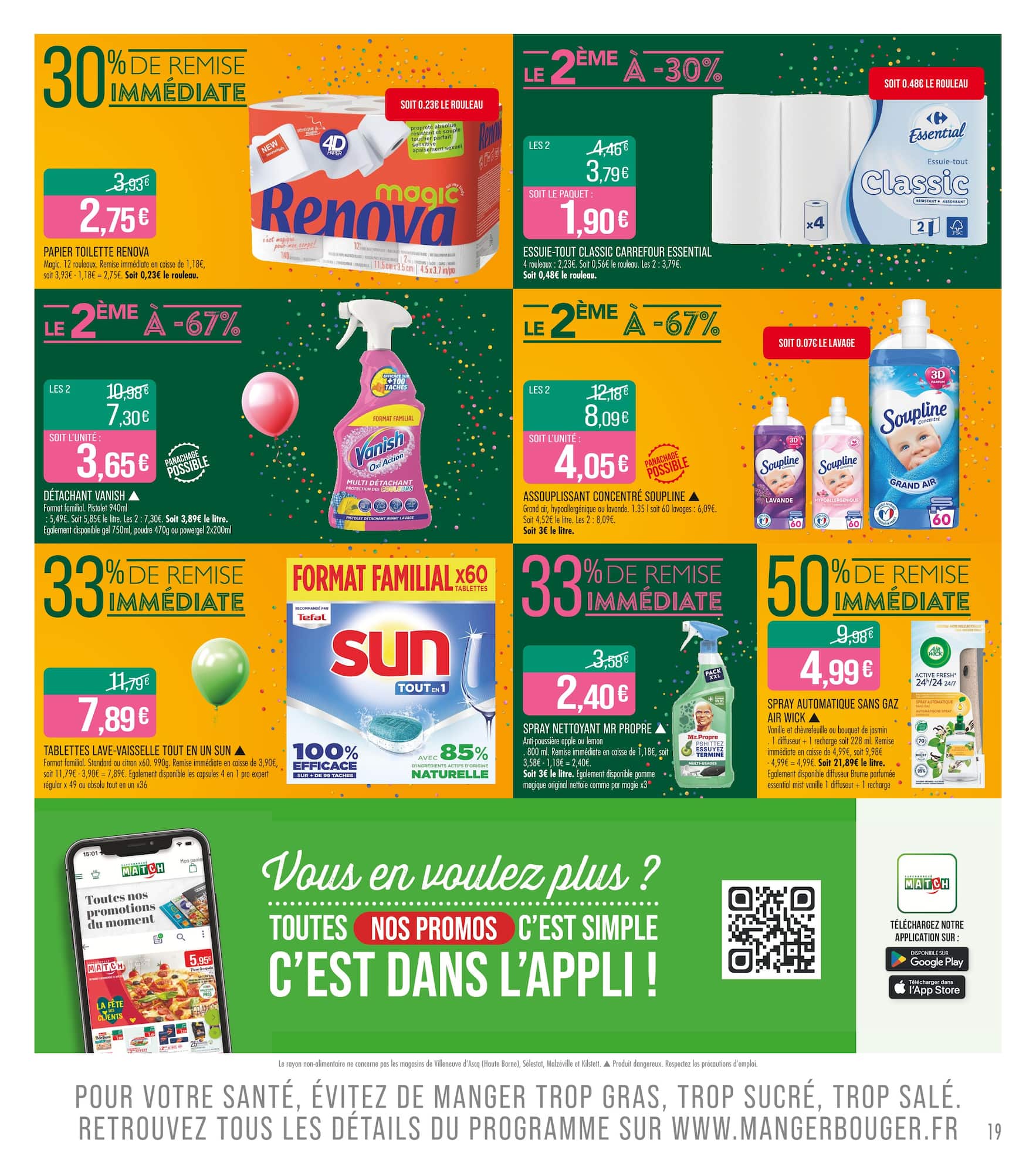 match - Catalogue Match - La Fête des clients valable du 24/06 au 06/07 - page: 19