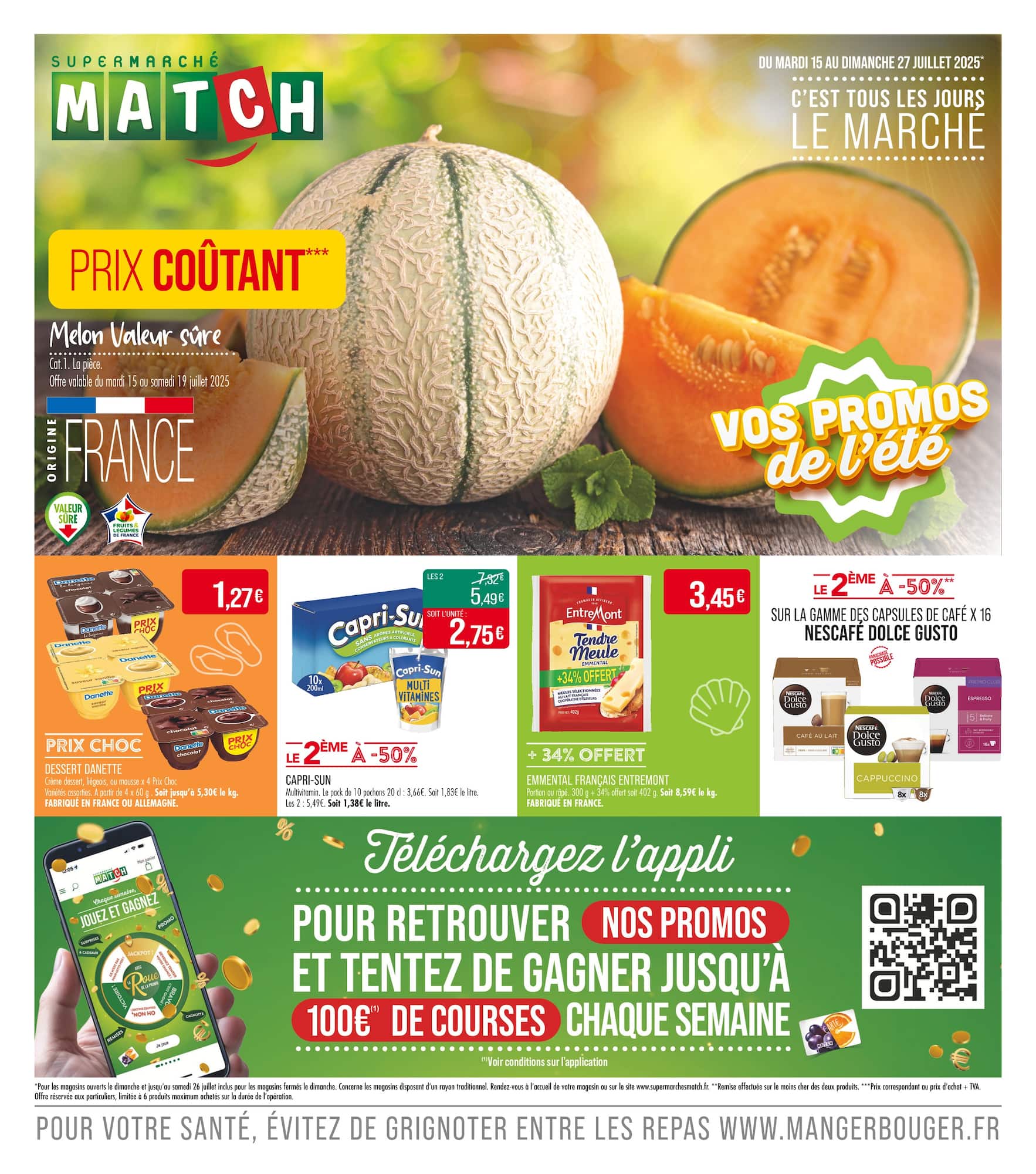 match - Catalogue Match valable du 15/07 au 27/07