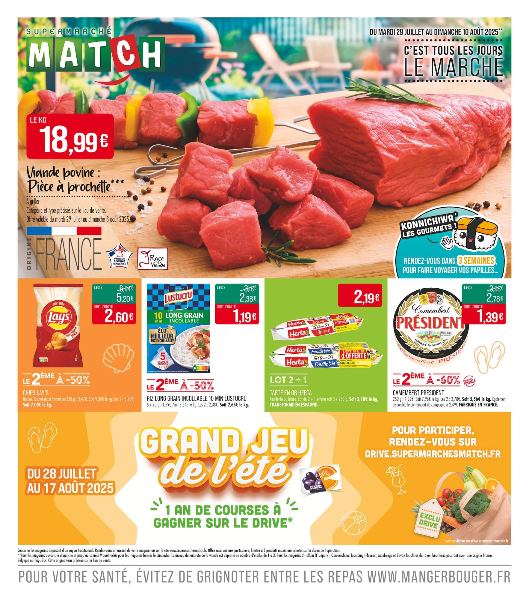 match - Catalogue Match valable du 29/07 au 10/08 - page: 1