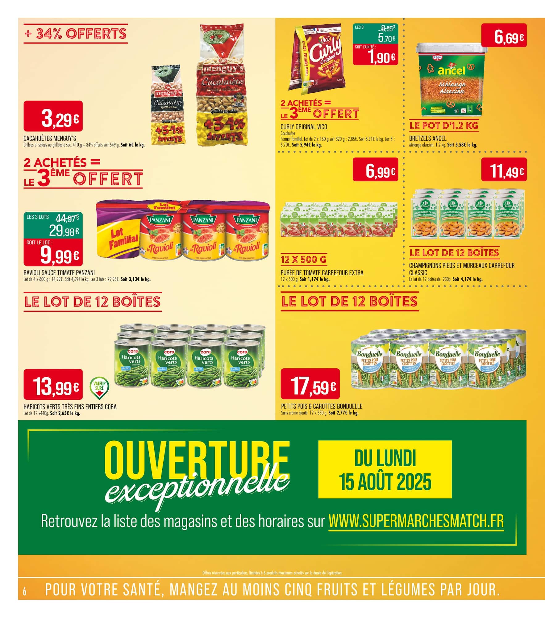 match - Catalogue Match - Achetez en gros, économisez en grand ! valable du 12/08 au 24/08 - page: 6