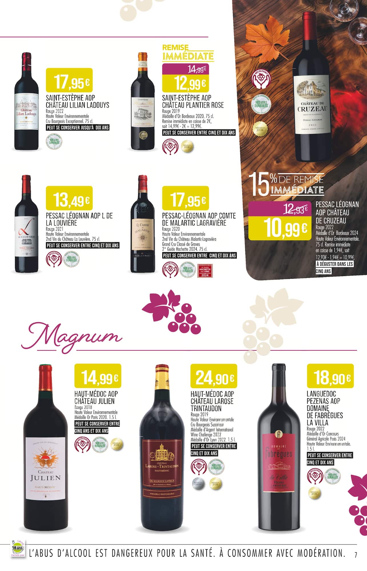 match - Catalogue Match - Foire aux Vins valable du 04/09 au 21/09 - page: 9