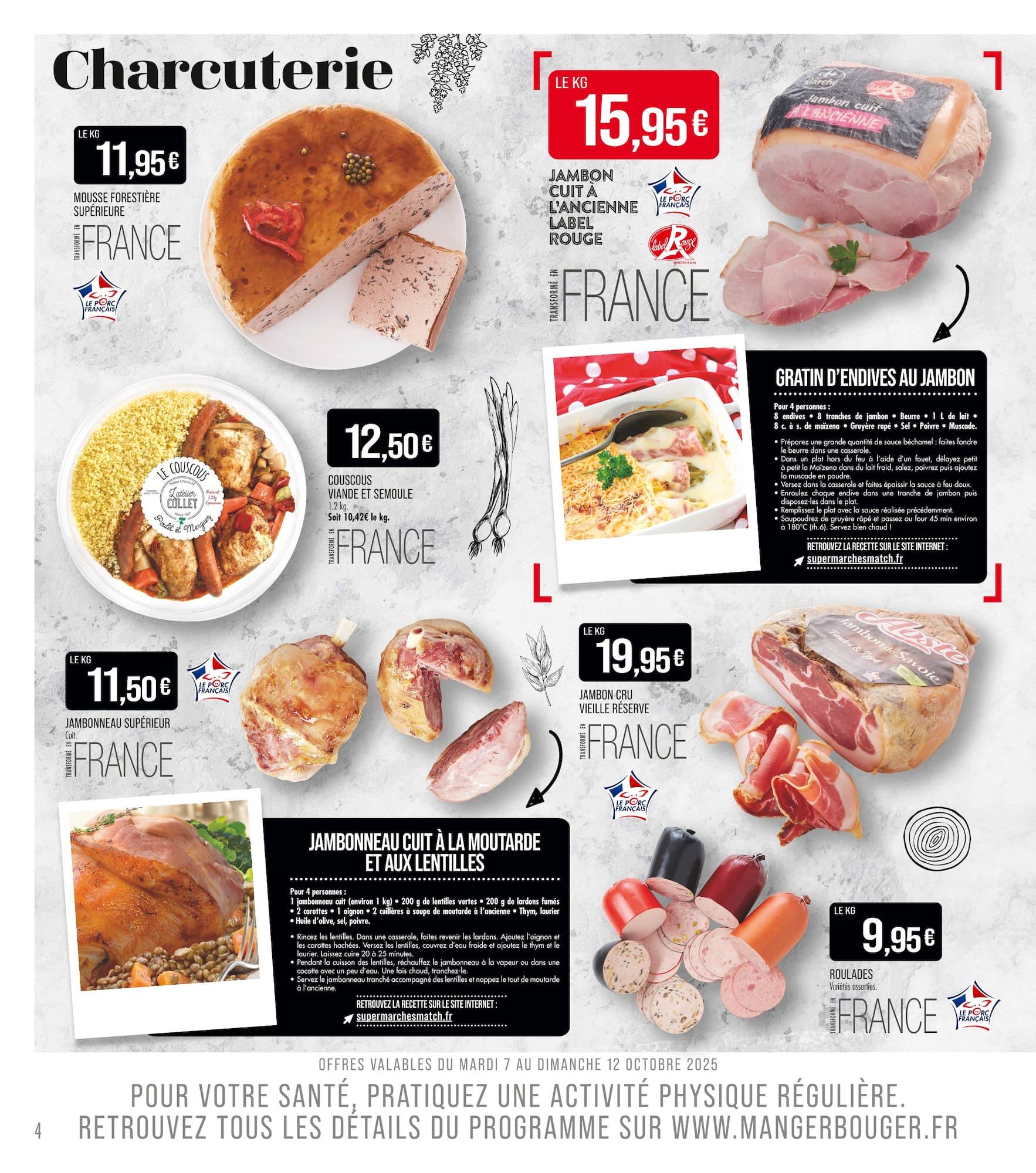 match - Catalogue Match valable du 07/10 au 19/10 - page: 4