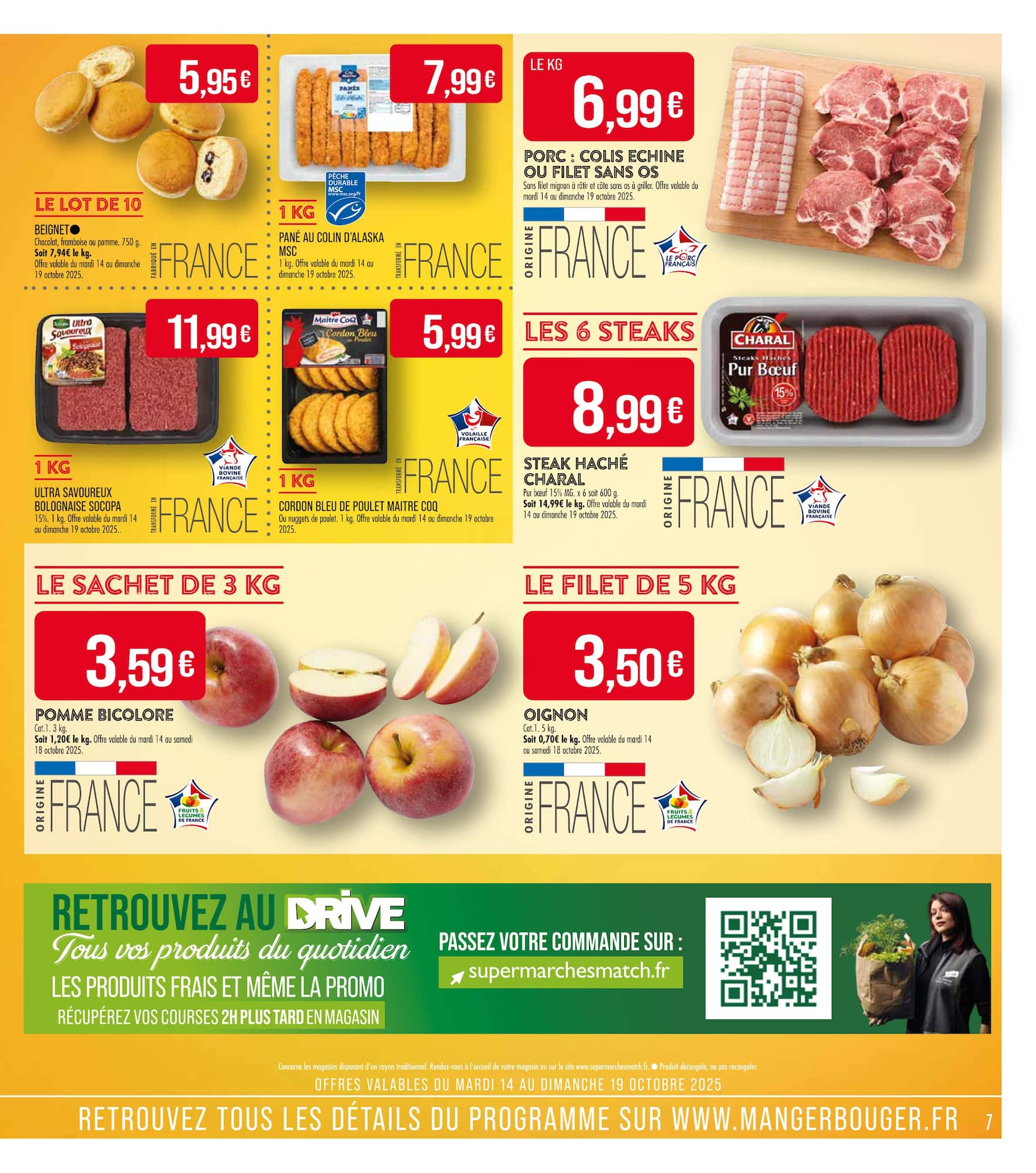 match - Catalogue Match - Achetez en gros économisez en grand valable du 14/10 au 26/10 - page: 7