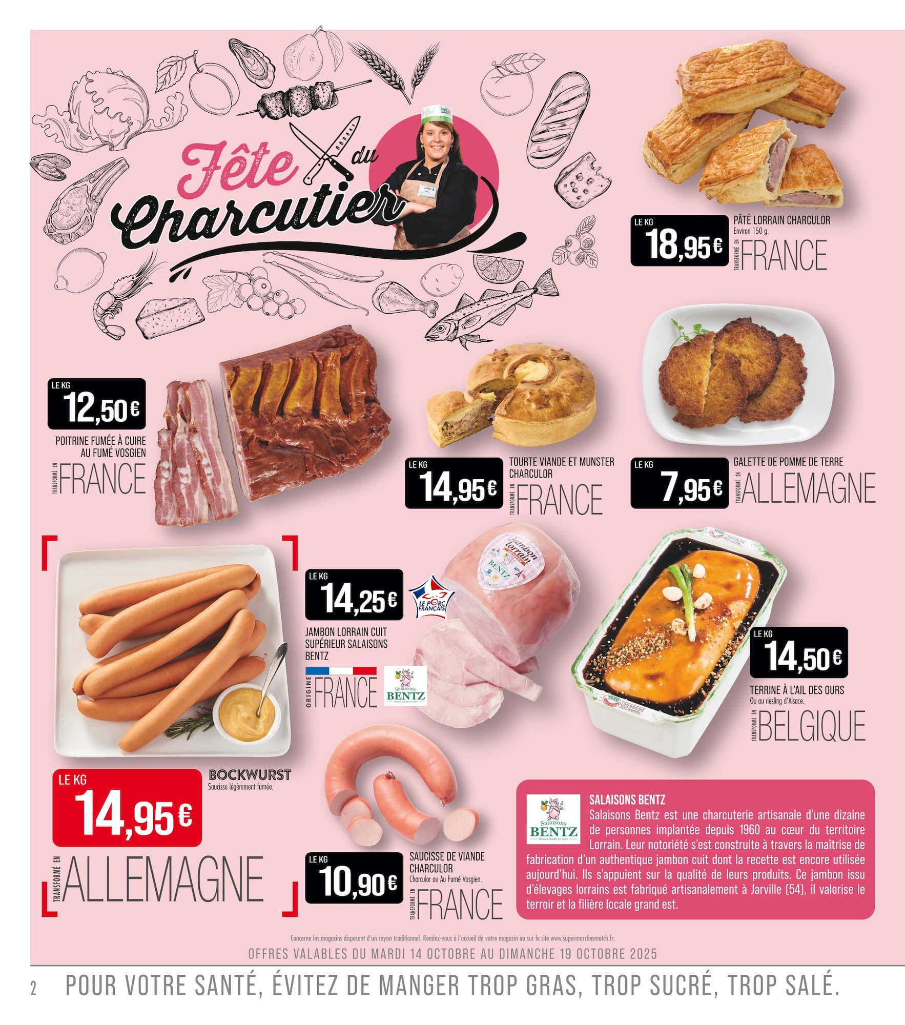 match - Catalogue Match - Fête du Charcutier et fromager valable du 14/10 au 26/10 - page: 2