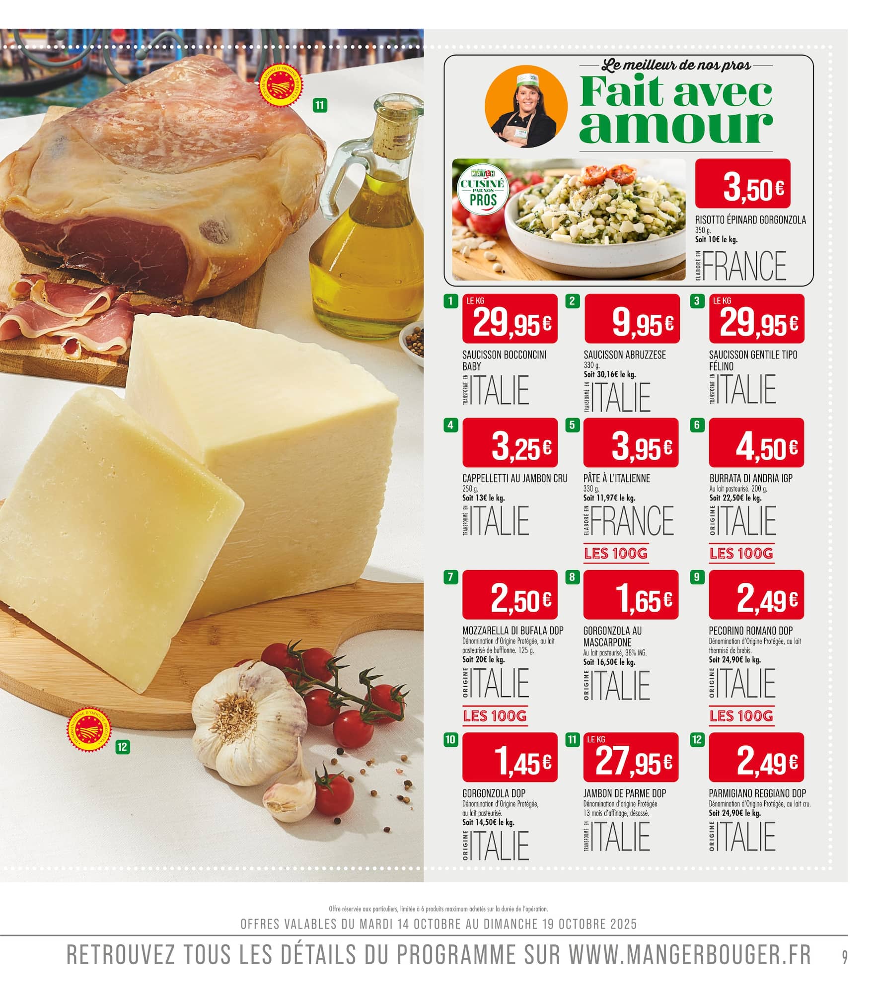 match - Catalogue Match - Fête du Charcutier et fromager valable du 14/10 au 26/10 - page: 9