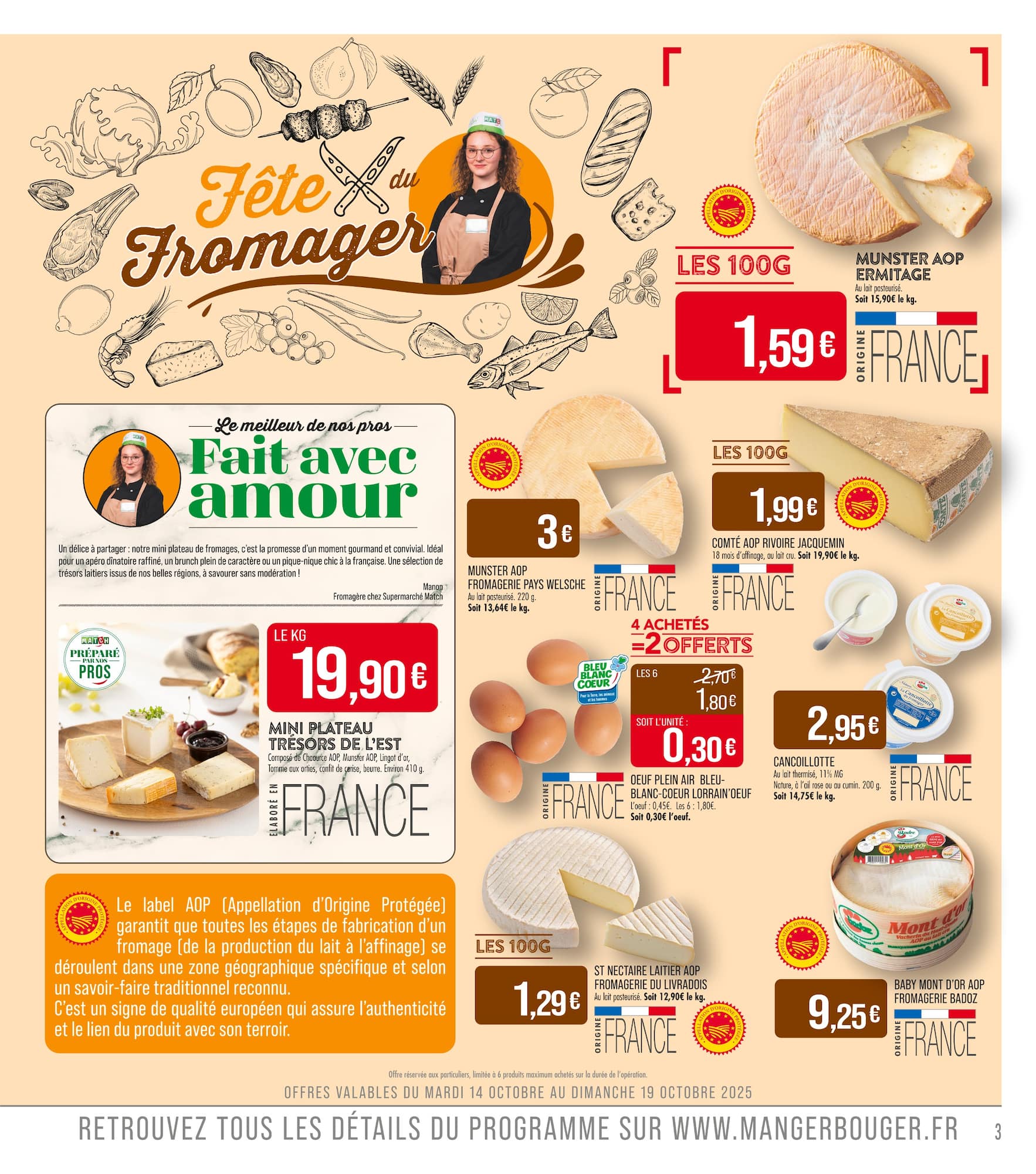 match - Catalogue Match - Fête du Charcutier et fromager valable du 14/10 au 26/10 - page: 3