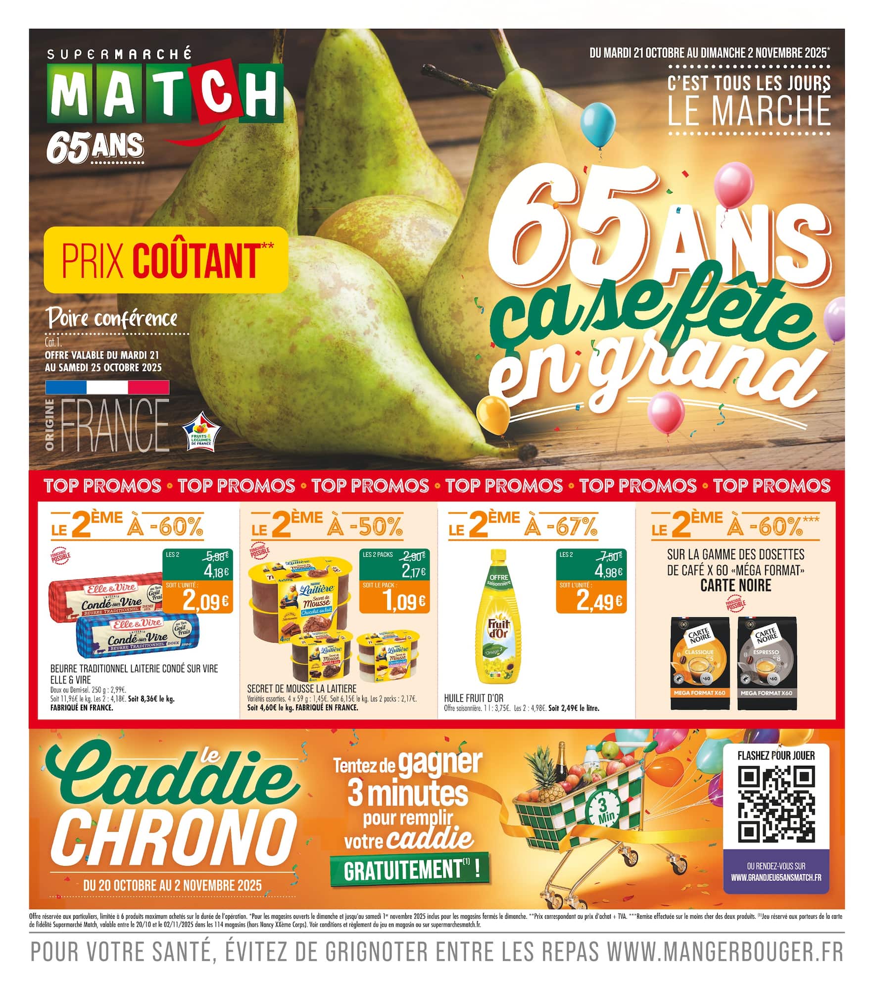 match - Catalogue Match valable du 21/10 au 02/11 - page: 1
