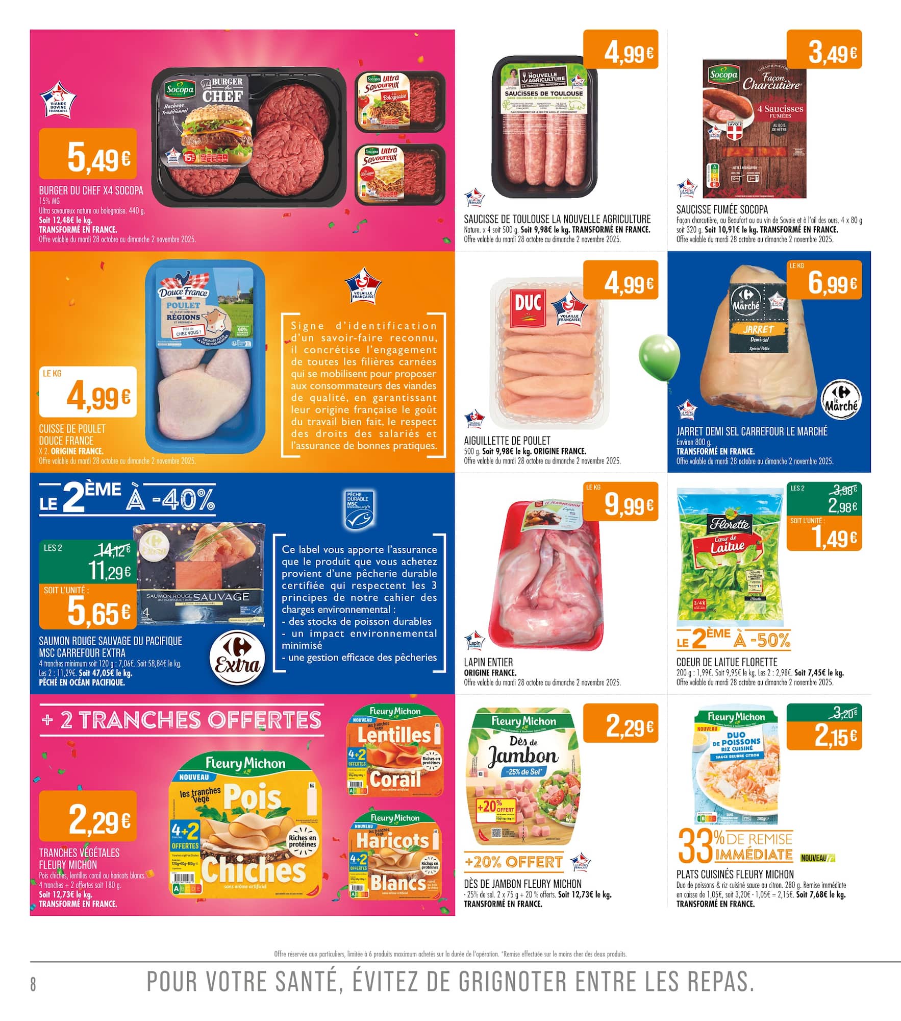 match - Catalogue Match valable du 28/10 au 09/11 - page: 8