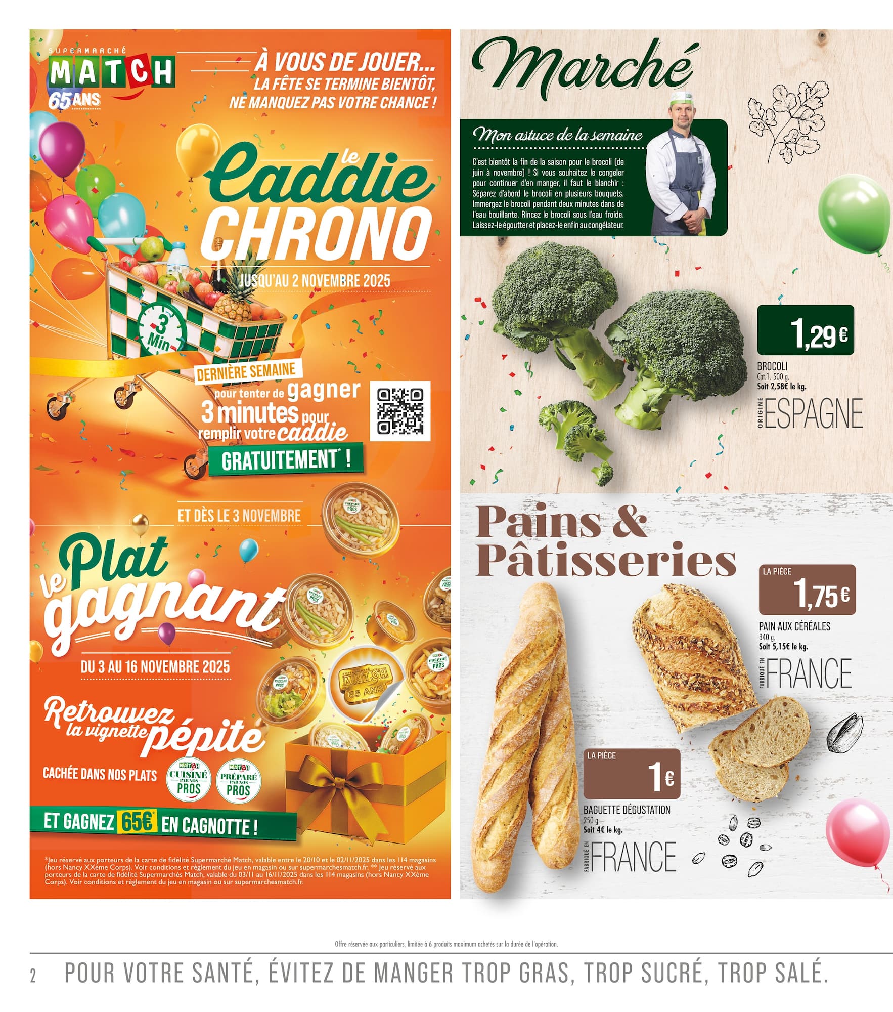 match - Catalogue Match valable du 28/10 au 09/11 - page: 2