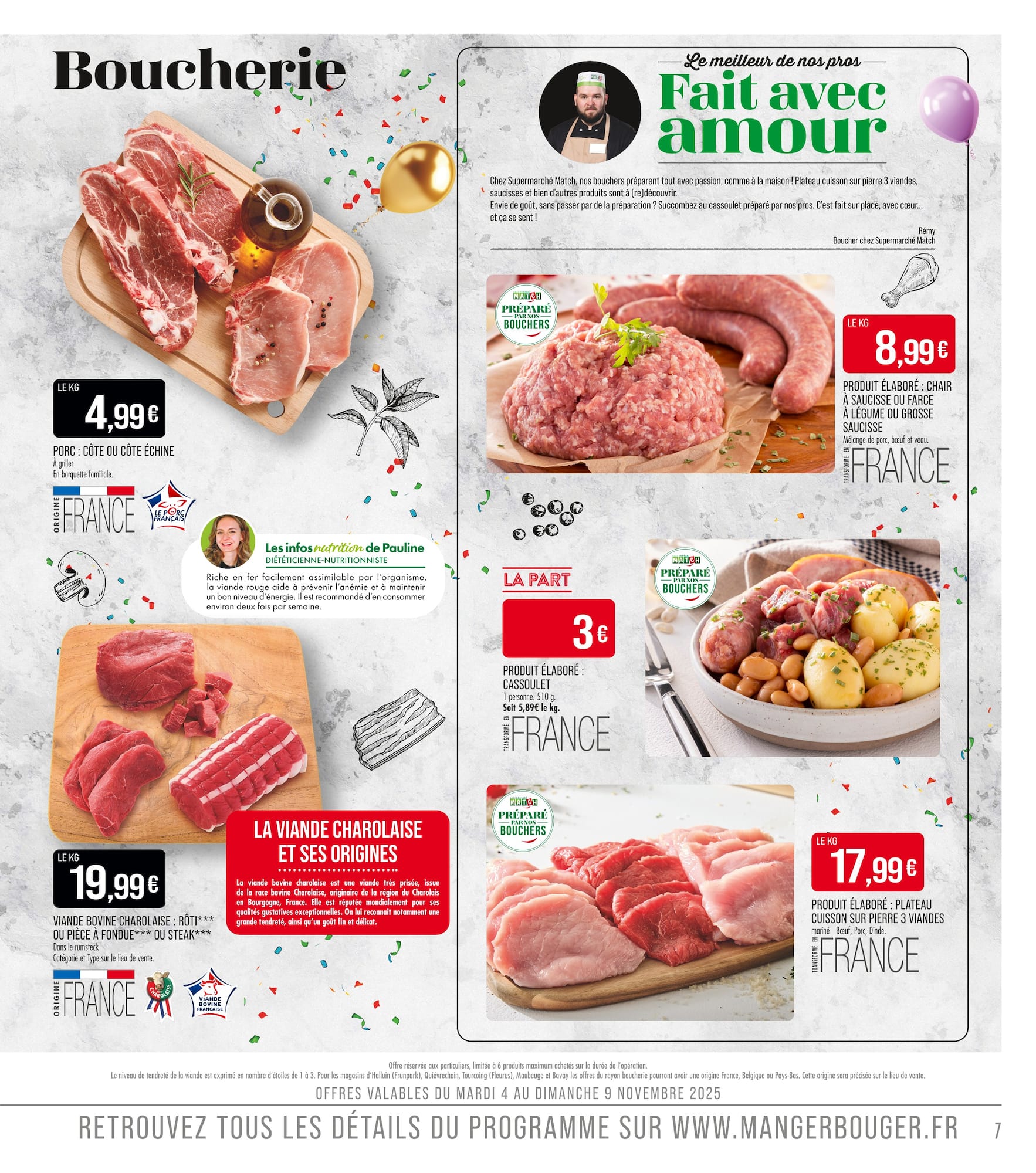 match - Catalogue Match valable du 04/11 au 16/11 - page: 7