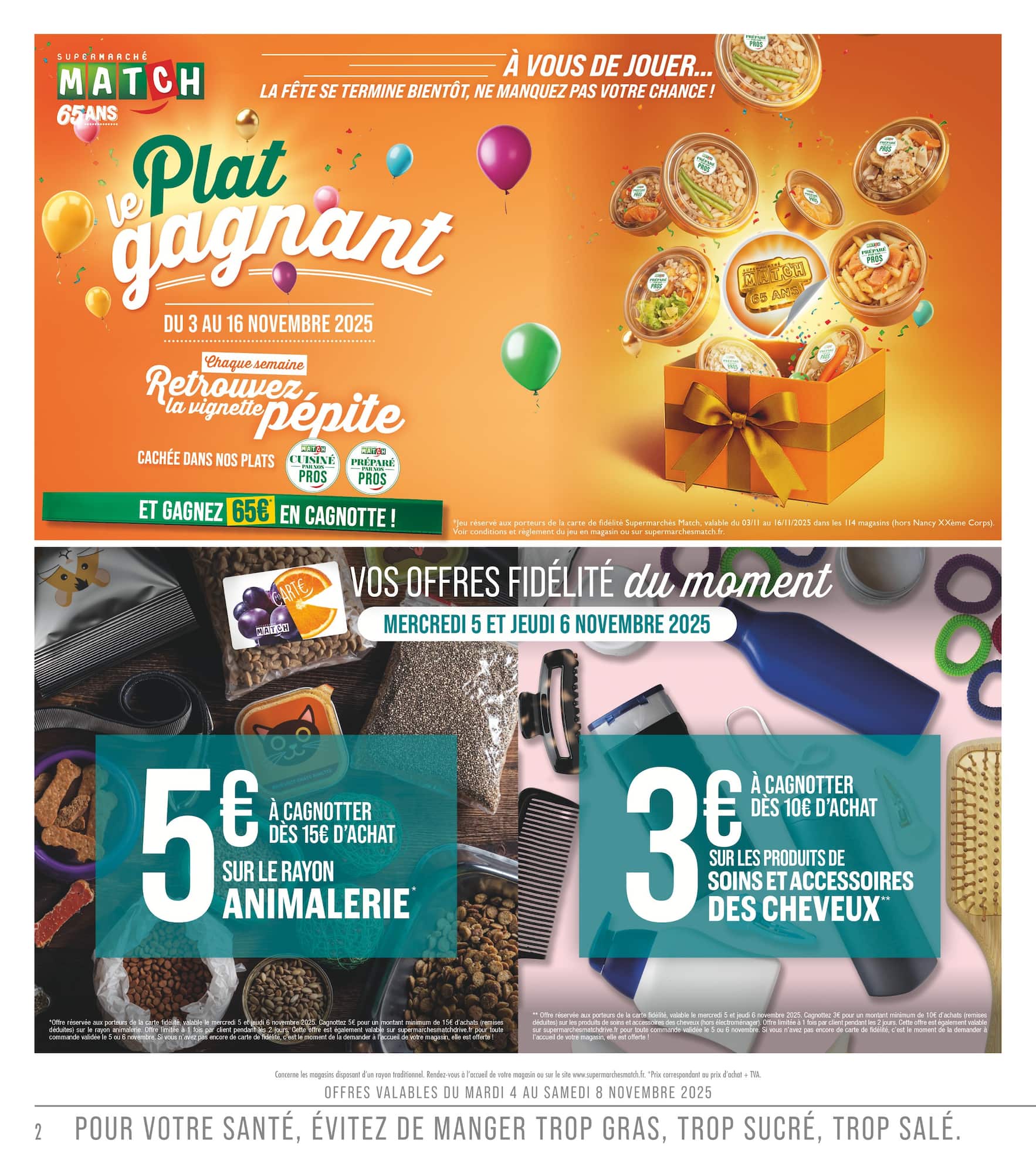 match - Catalogue Match valable du 04/11 au 16/11 - page: 2