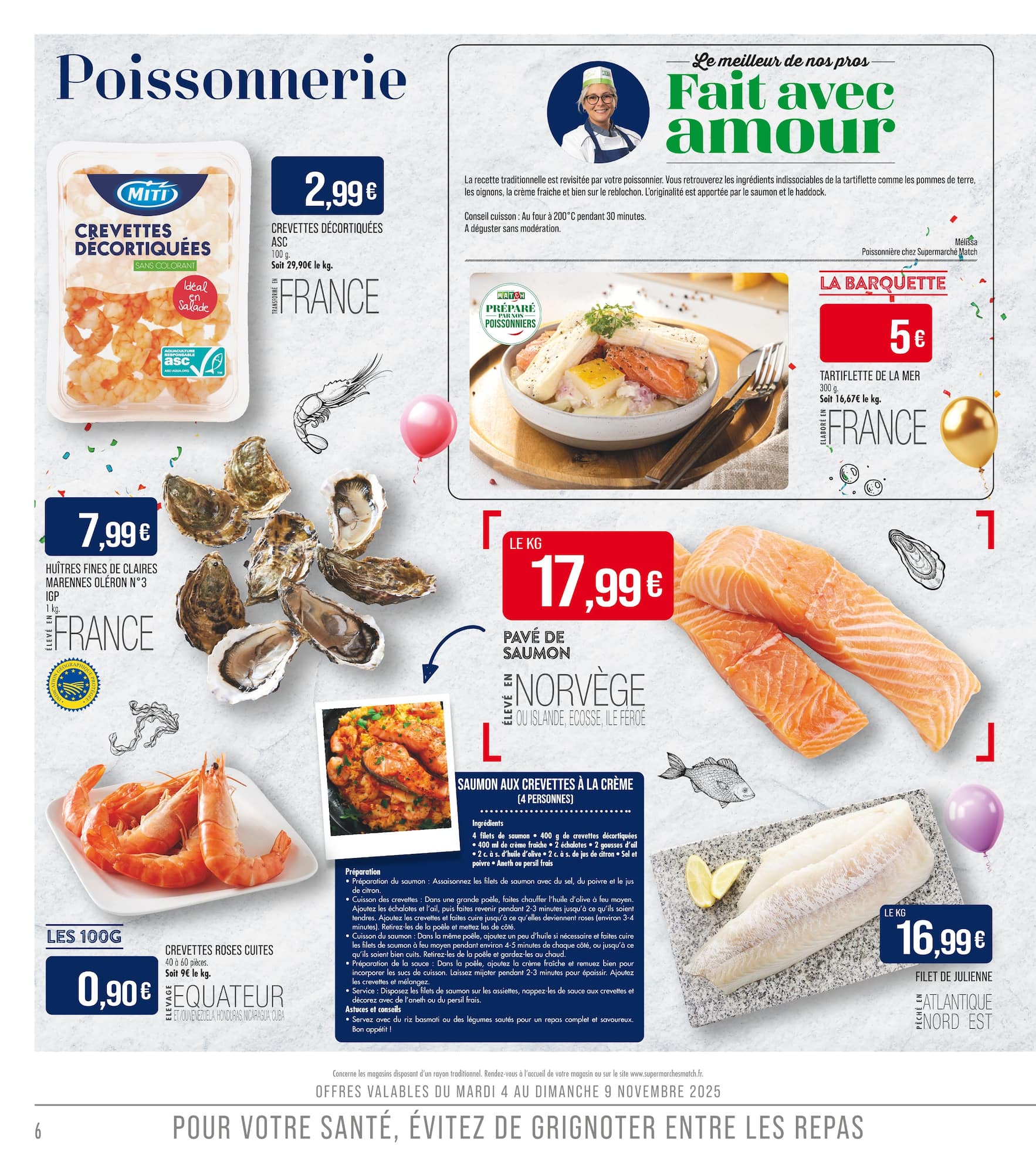 match - Catalogue Match valable du 04/11 au 16/11 - page: 6