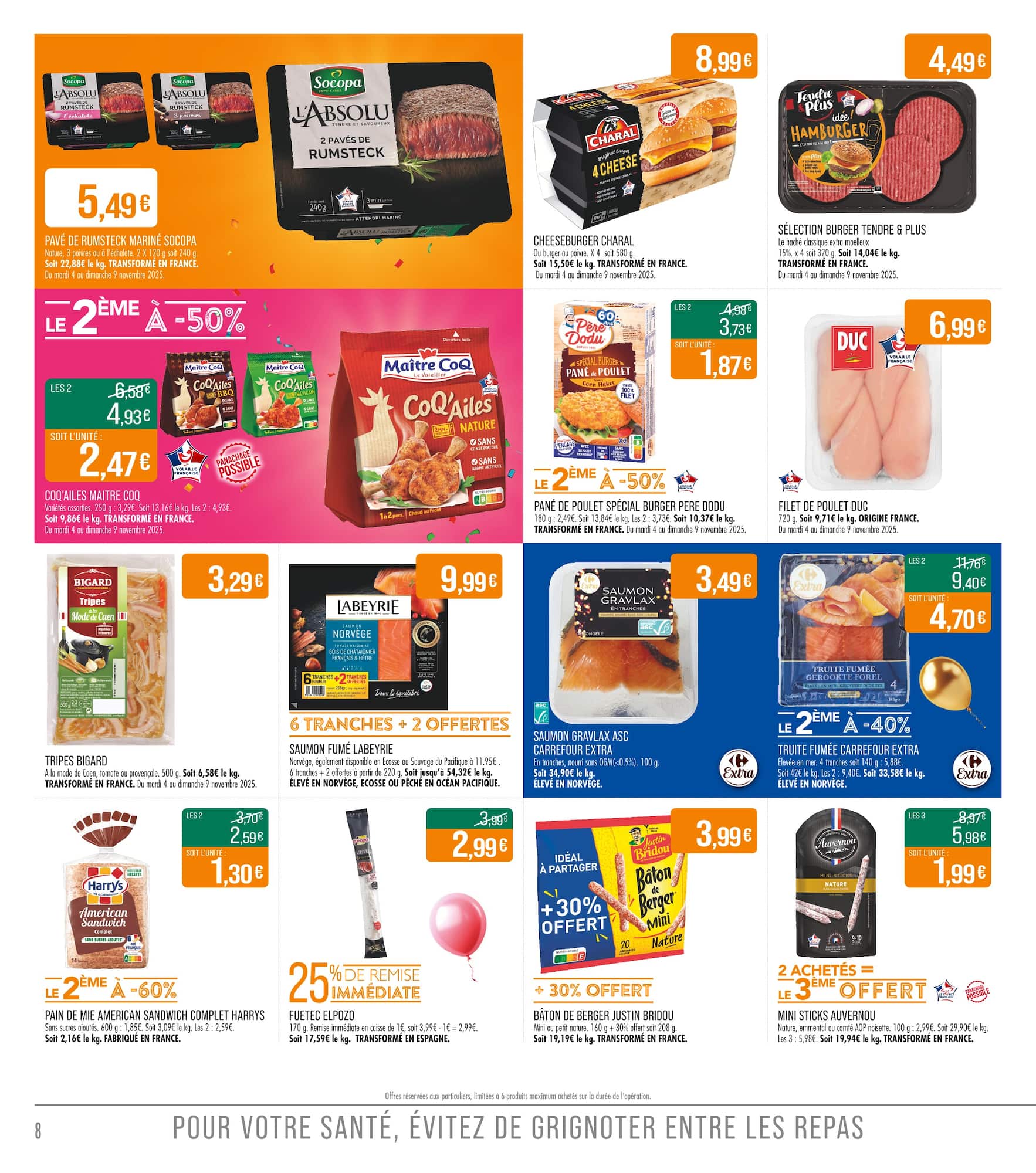 match - Catalogue Match valable du 04/11 au 16/11 - page: 8