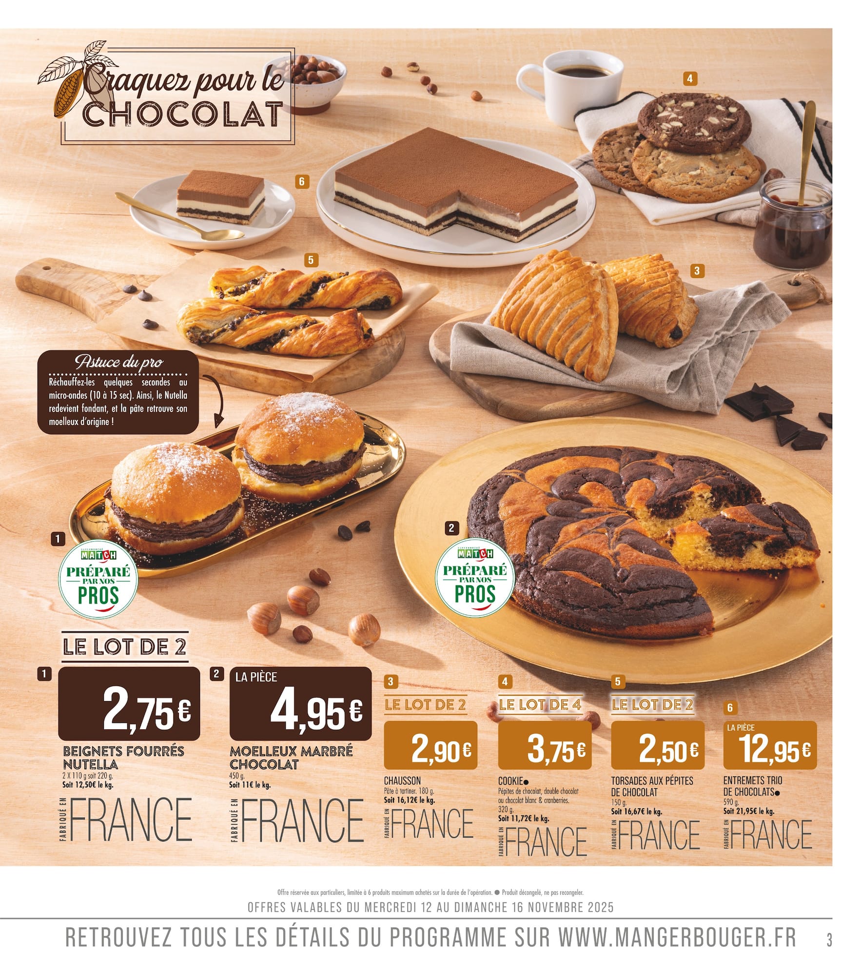 match - Catalogue Match valable du 12/11 au 23/11 - page: 3