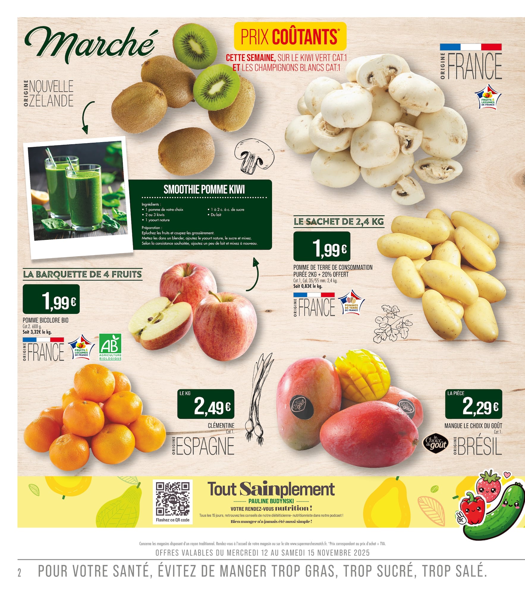 match - Catalogue Match valable du 12/11 au 23/11 - page: 2