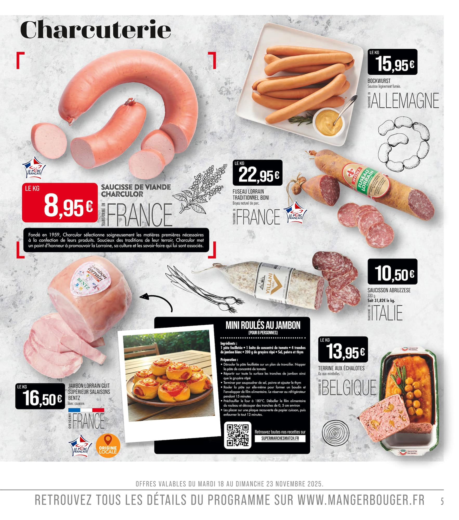 match - Catalogue Match valable du 18/11 au 30/11 - page: 5