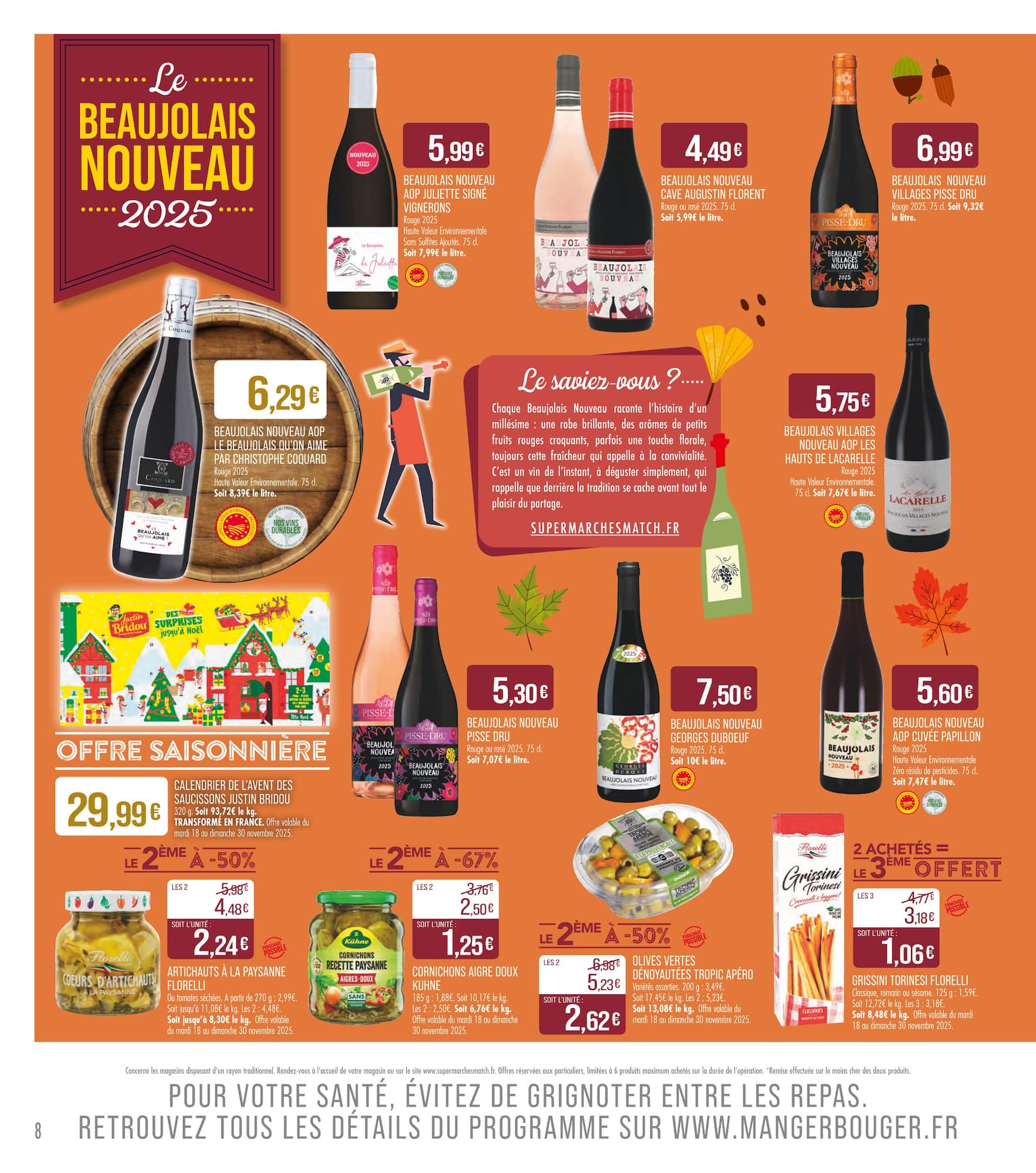 match - Catalogue Match valable du 18/11 au 30/11 - page: 8