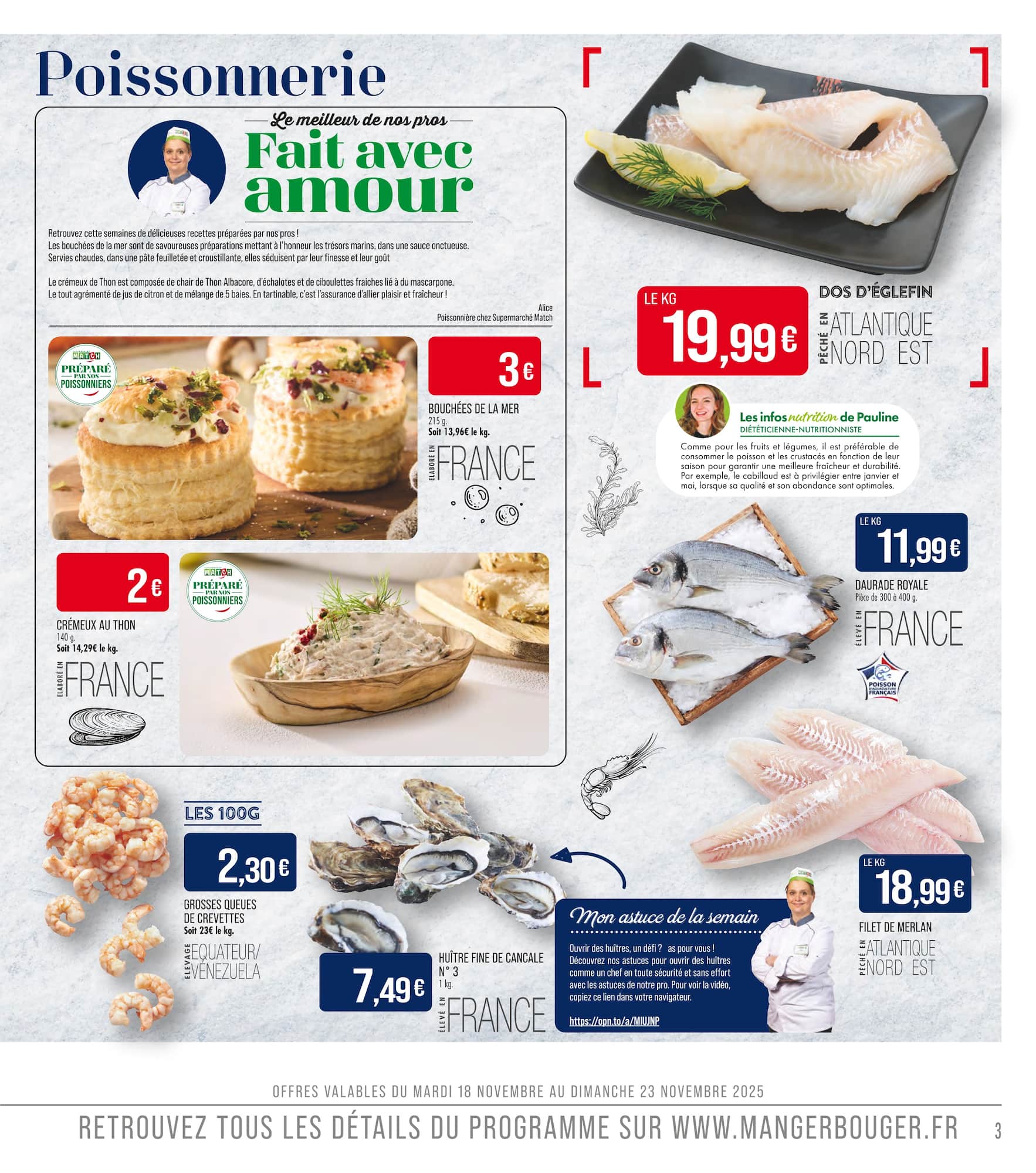 match - Catalogue Match valable du 18/11 au 30/11 - page: 3