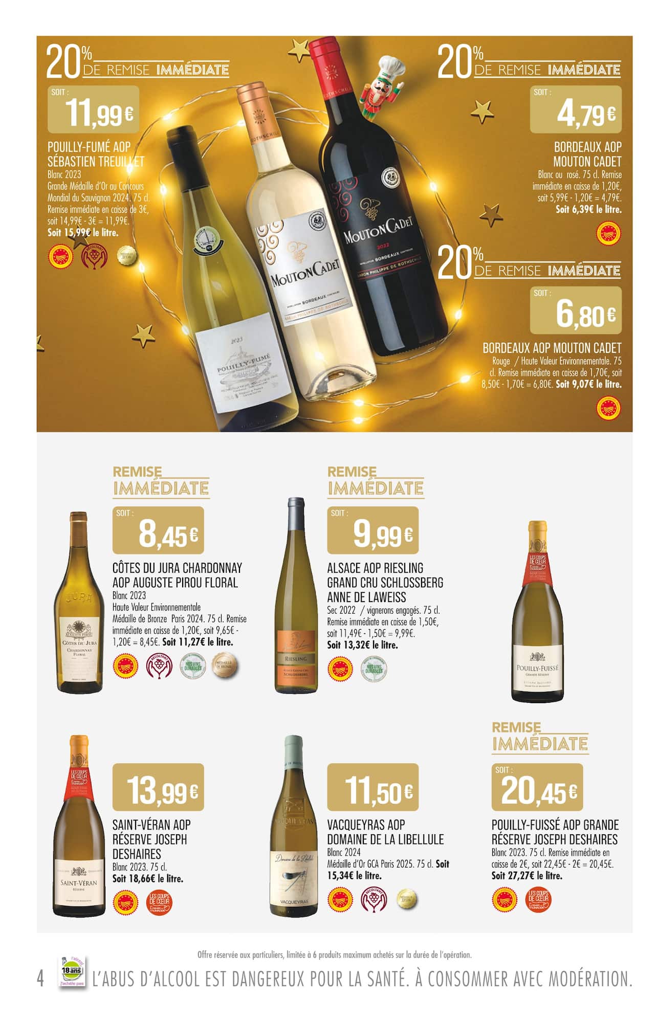 match - Catalogue Match - LES PEPITES vins & alcools d'exception valable du 24/11 au 31/12 - page: 4