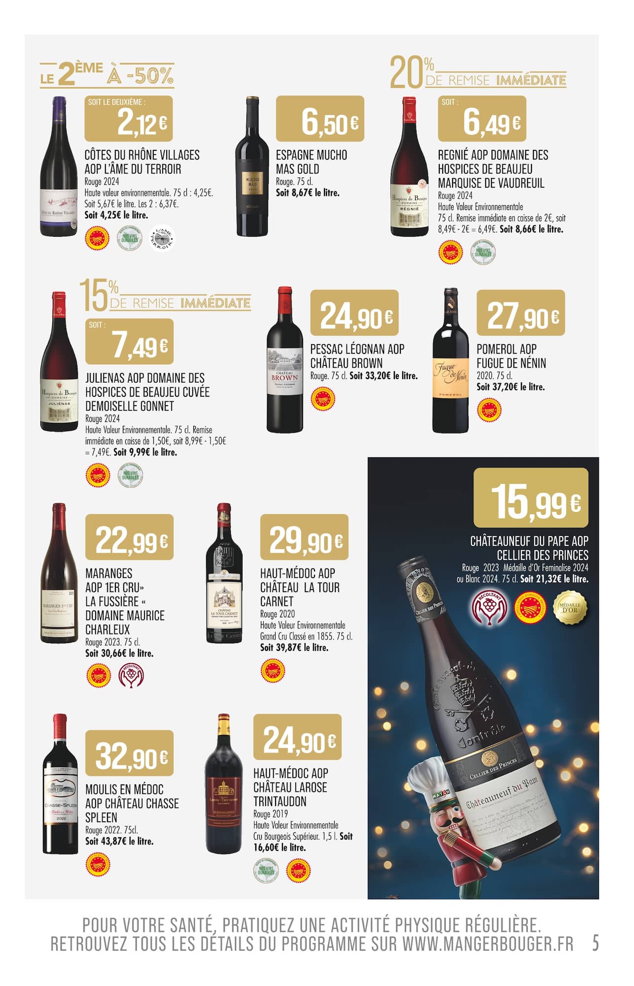 match - Catalogue Match - LES PEPITES vins & alcools d'exception valable du 24/11 au 31/12 - page: 5
