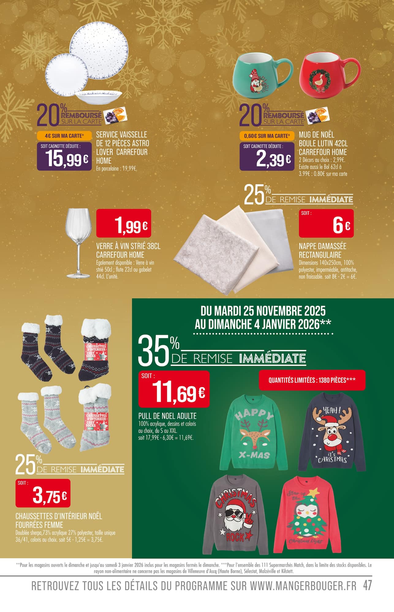 match - Catalogue Match valable du 25/11 au 07/12 - page: 47