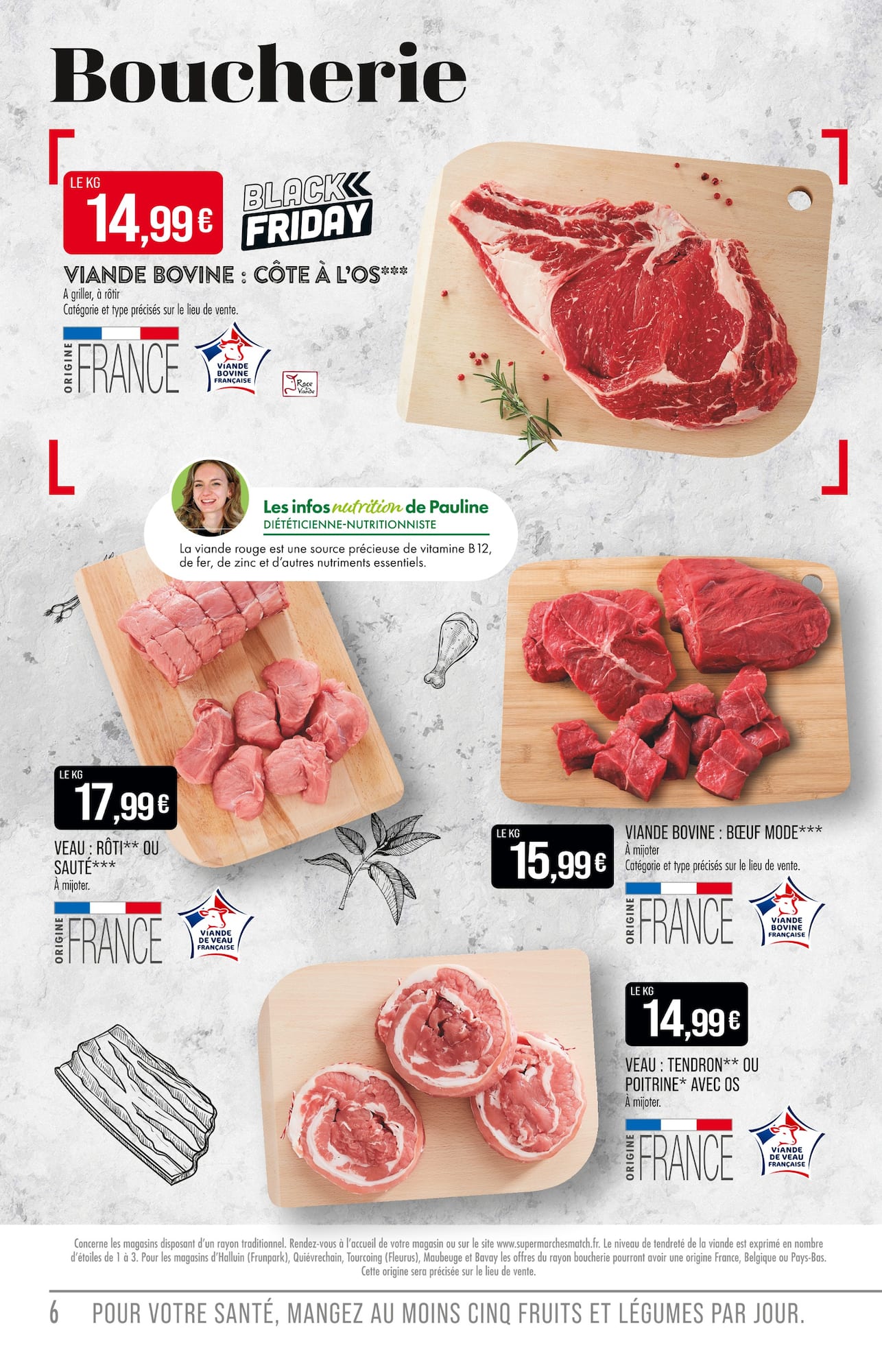 match - Catalogue Match valable du 25/11 au 07/12 - page: 6