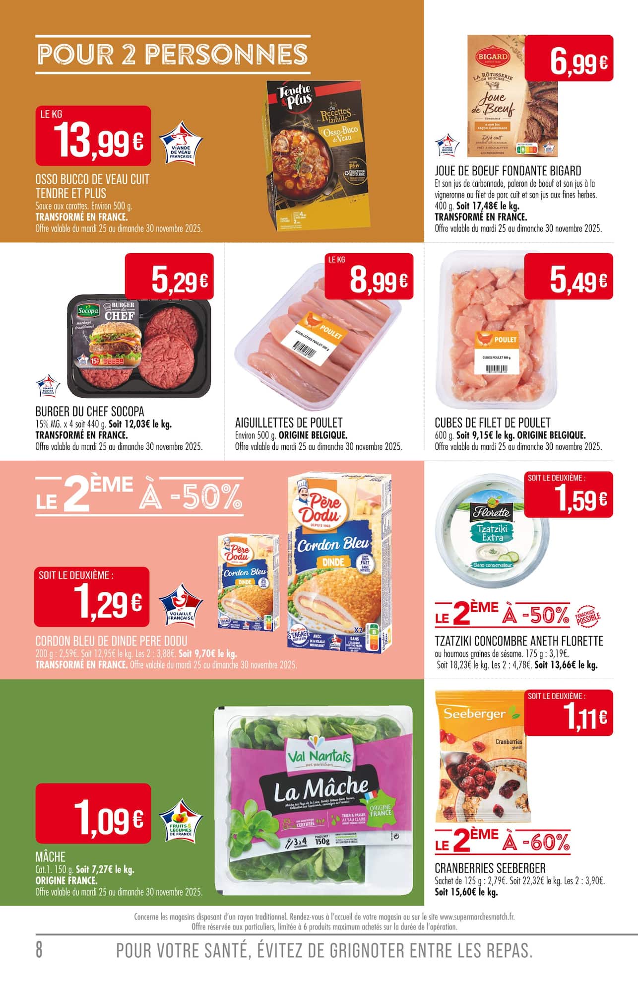 match - Catalogue Match valable du 25/11 au 07/12 - page: 8