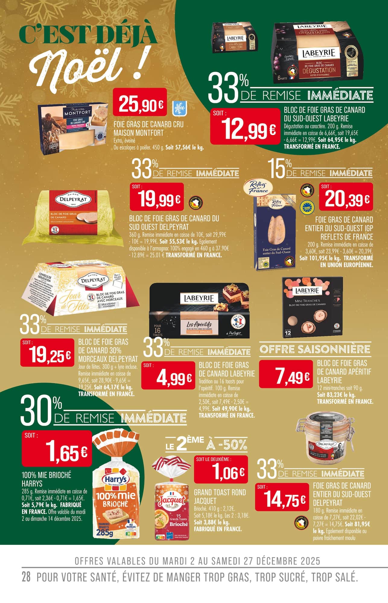 match - Catalogue Match valable du 02/12 au 14/12 - page: 28