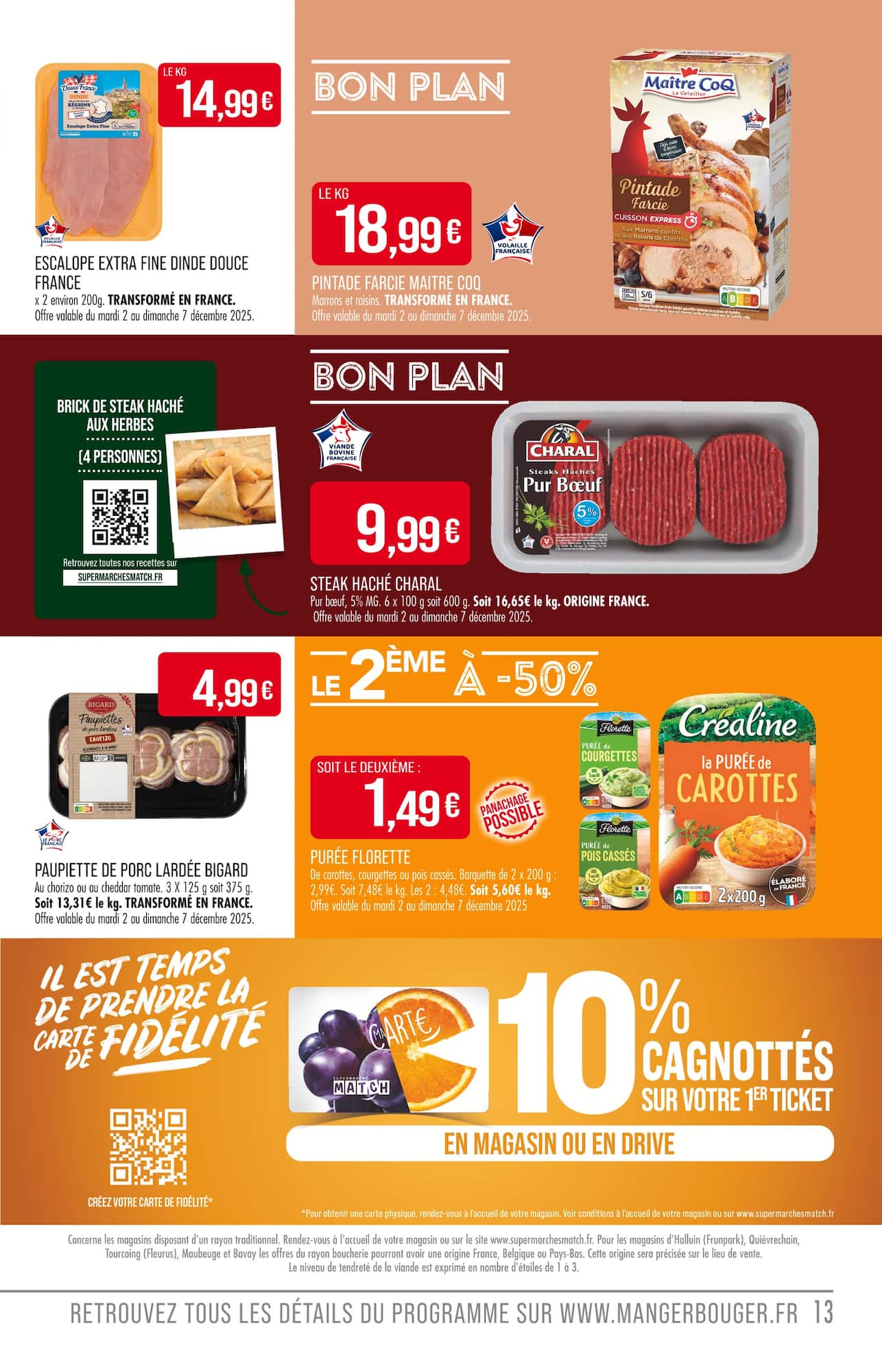 match - Catalogue Match valable du 02/12 au 14/12 - page: 13