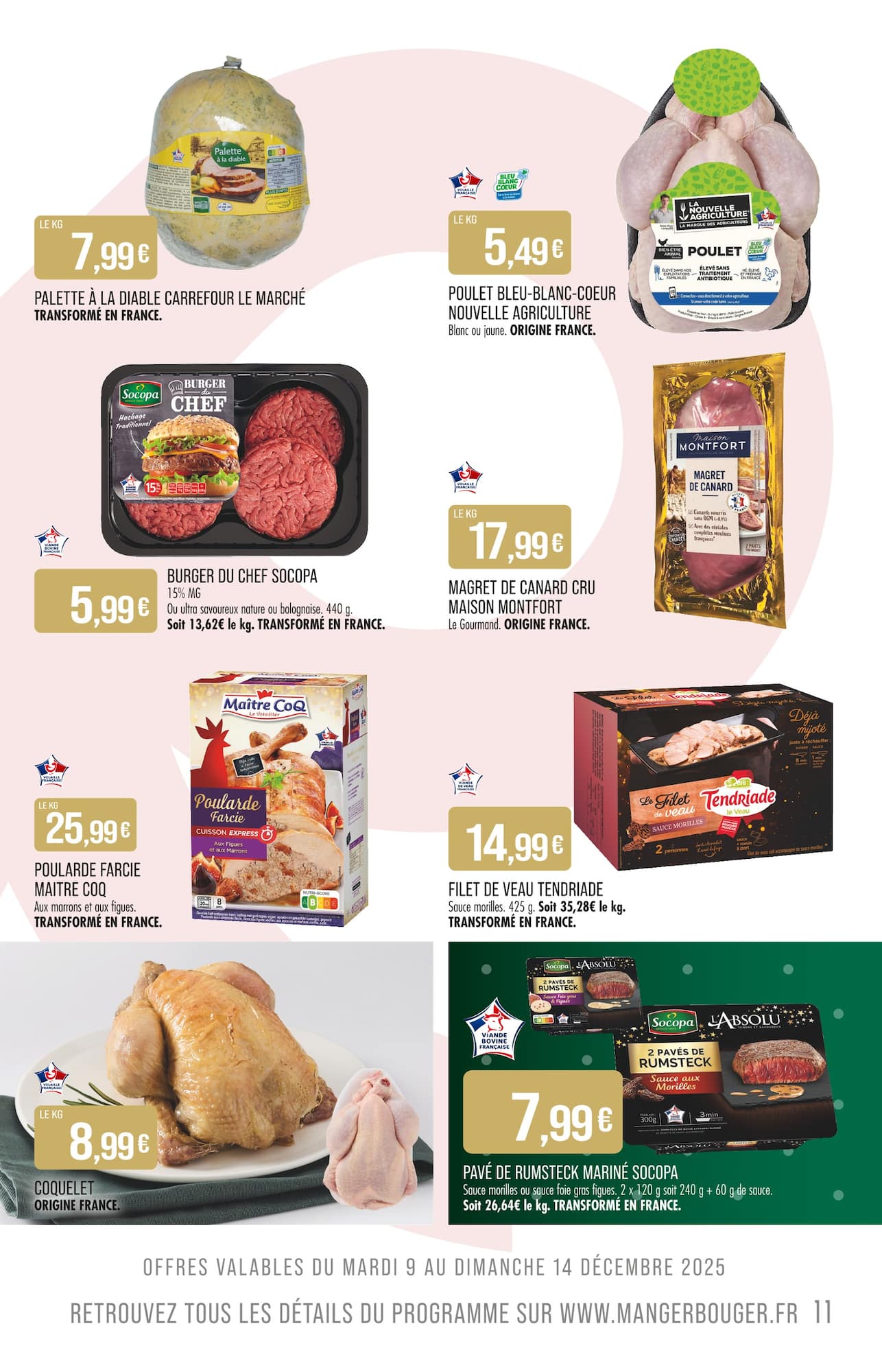 match - Catalogue Match valable du 09/12 au 27/12 - page: 11