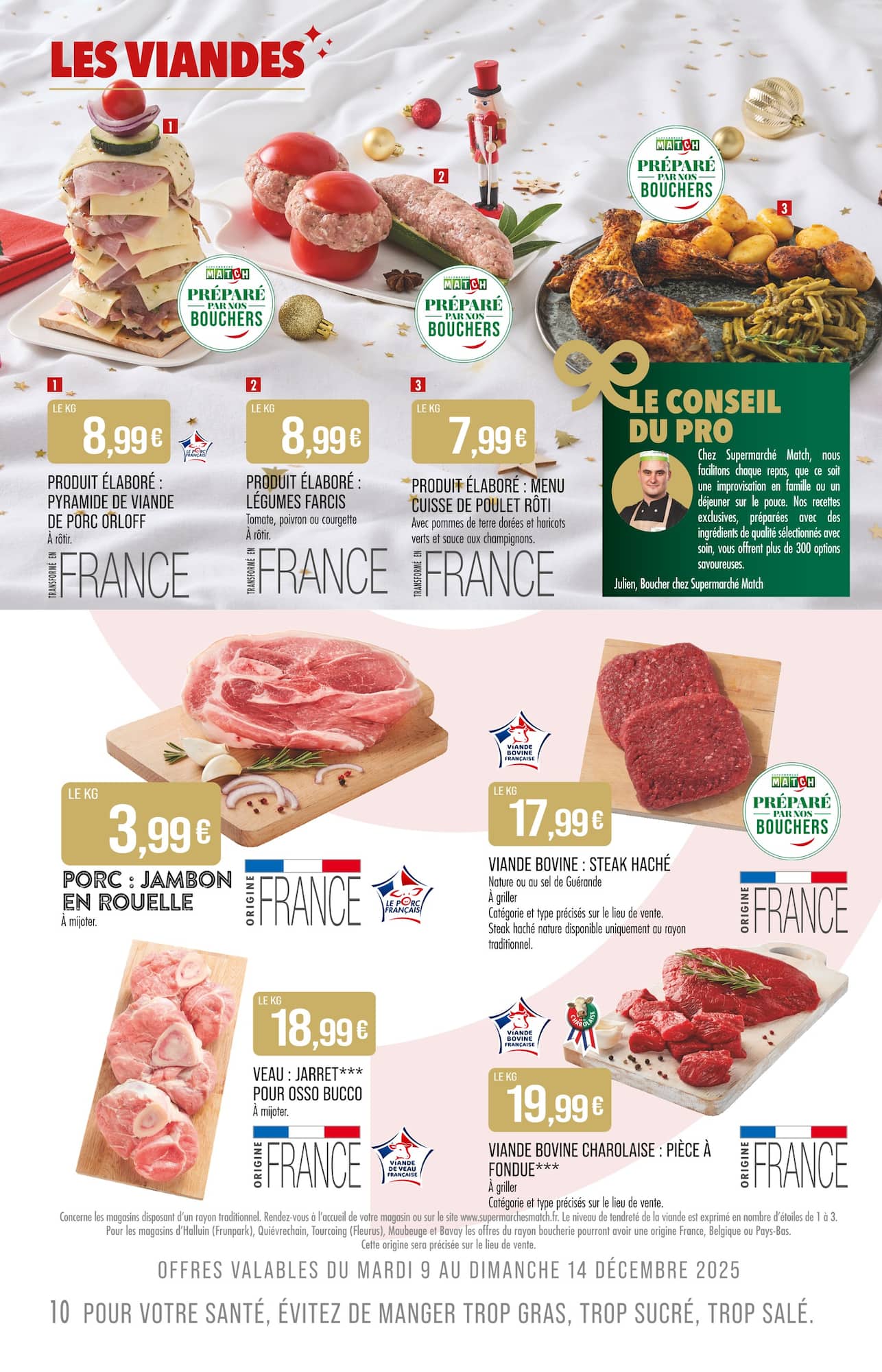 match - Catalogue Match valable du 09/12 au 27/12 - page: 10