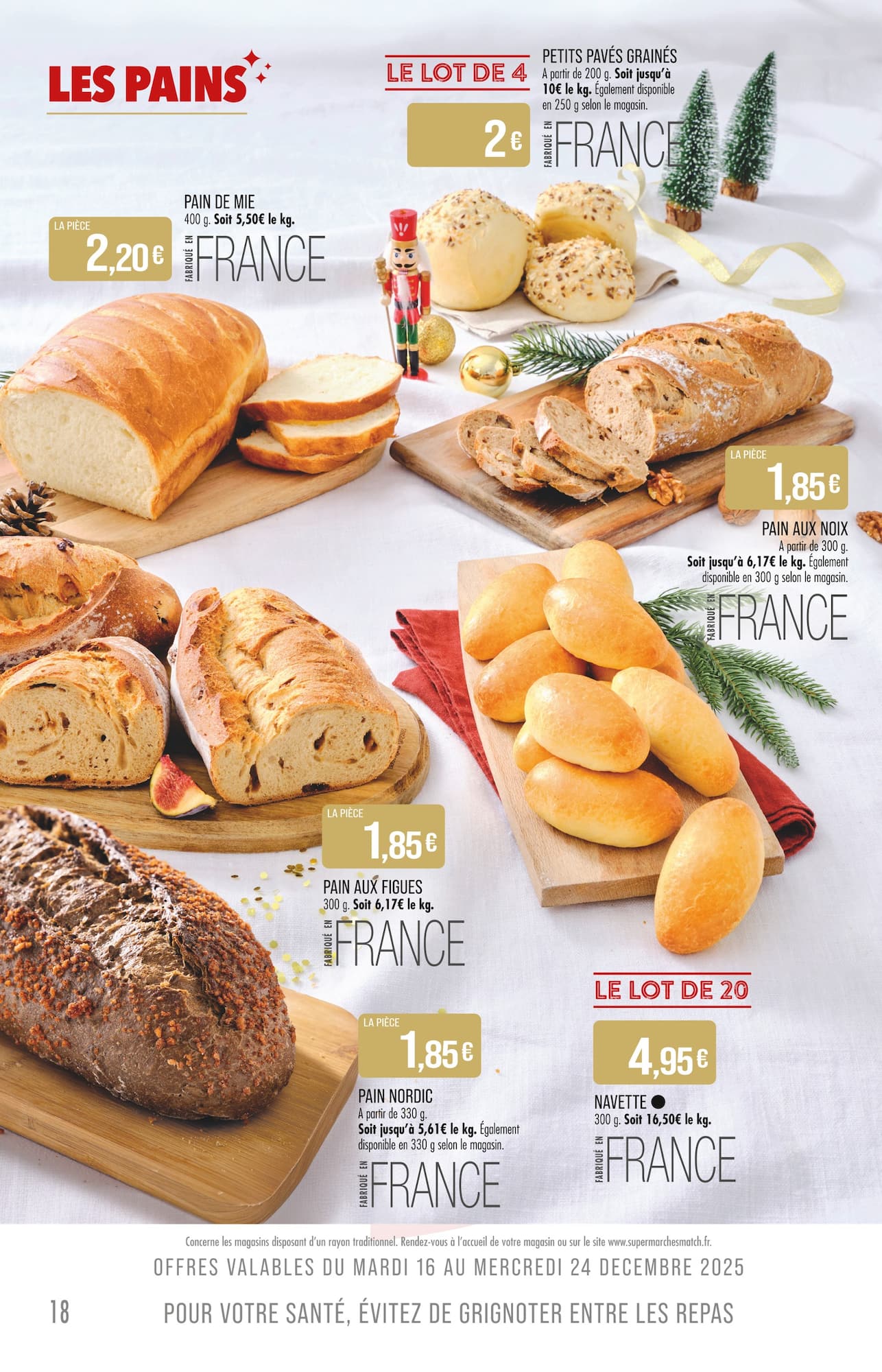 match - Catalogue Match - Fetes par nos Pros valable du 16/12 au 31/12 - page: 18