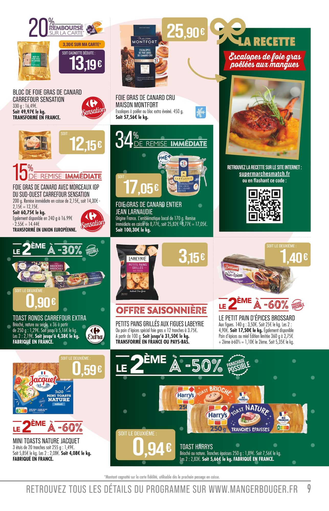 match - Catalogue Match - Fetes par nos Pros valable du 16/12 au 31/12 - page: 9