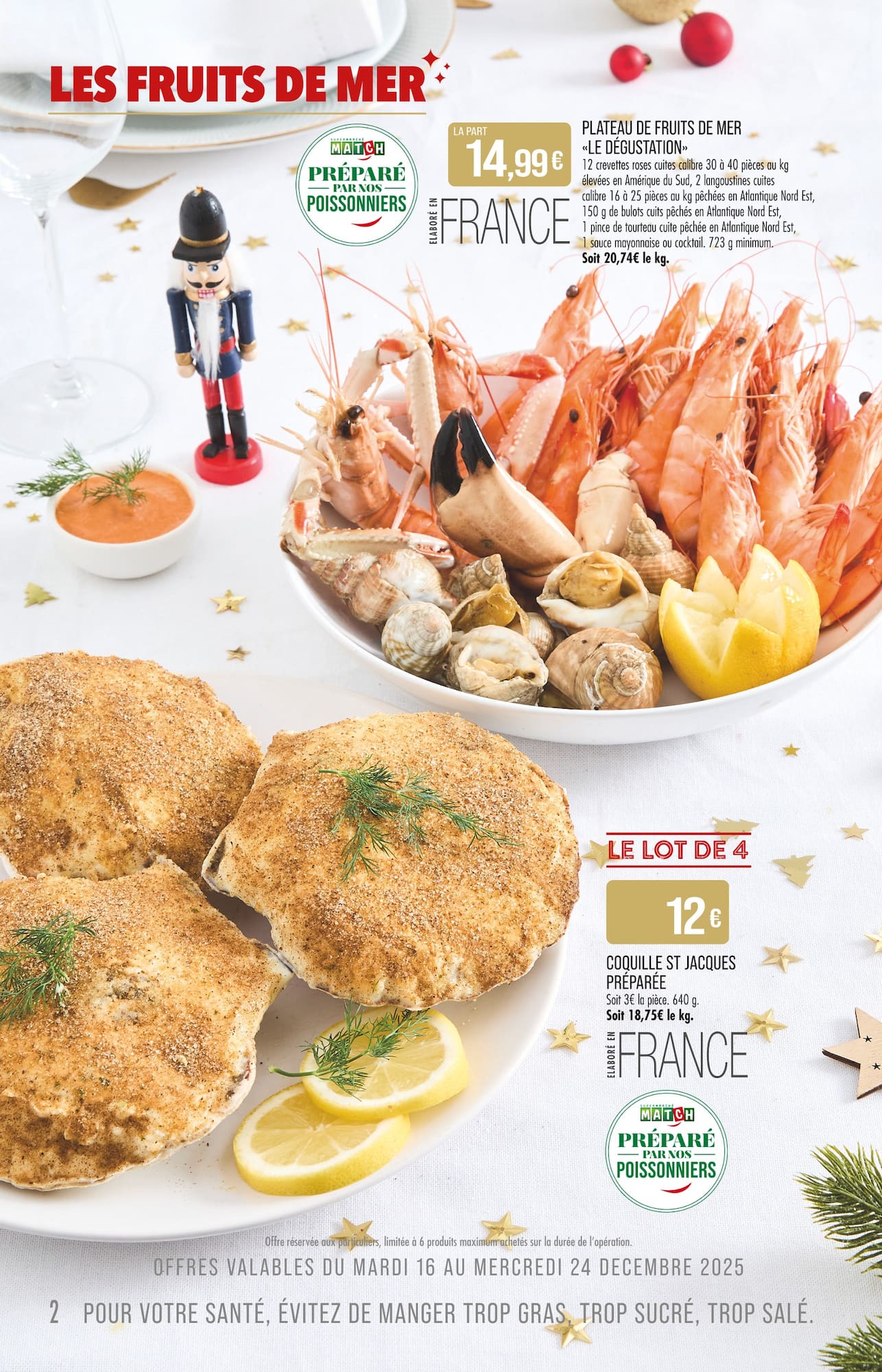 match - Catalogue Match - Fetes par nos Pros valable du 16/12 au 31/12 - page: 2