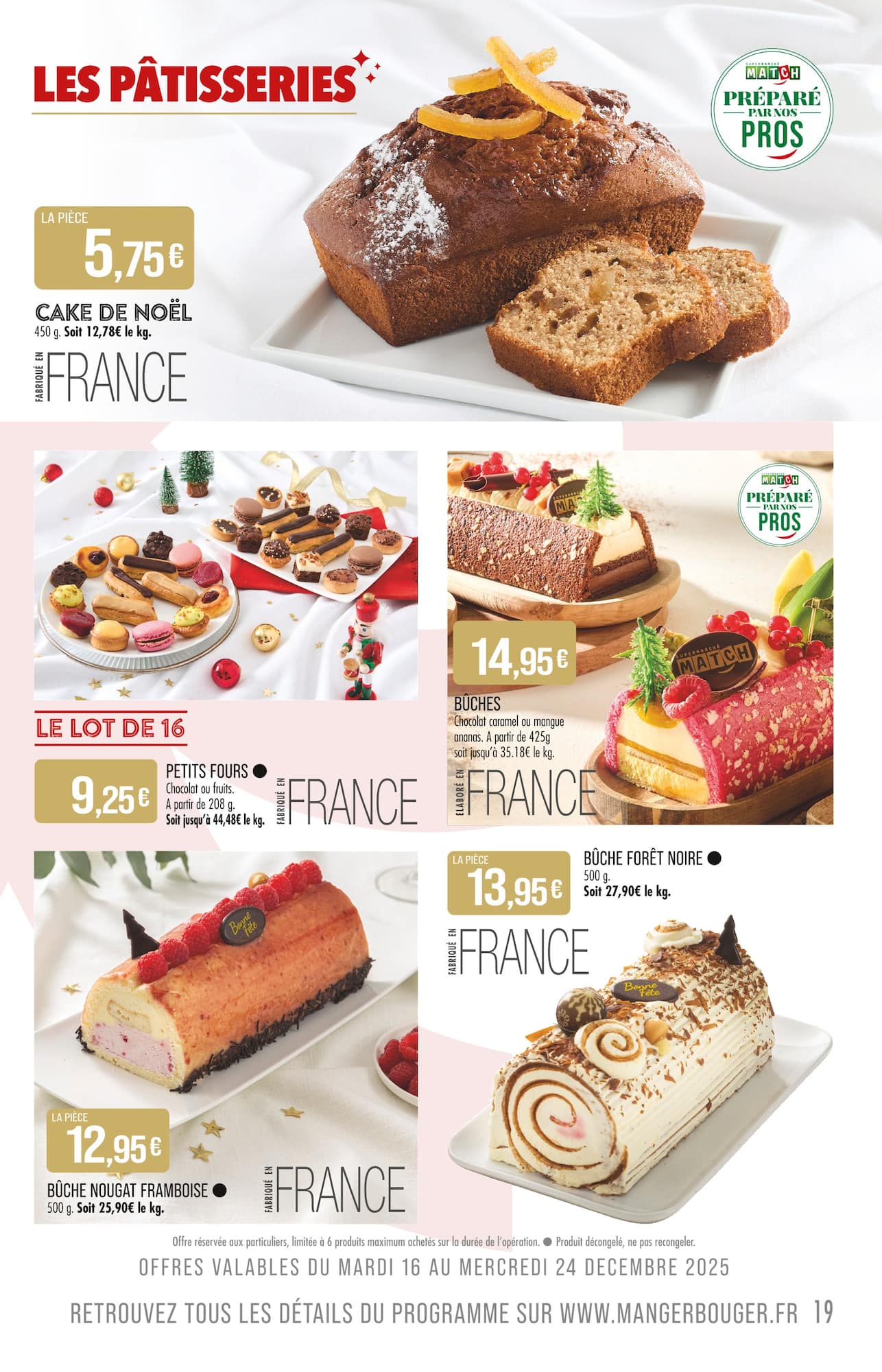 match - Catalogue Match - Fetes par nos Pros valable du 16/12 au 31/12 - page: 19