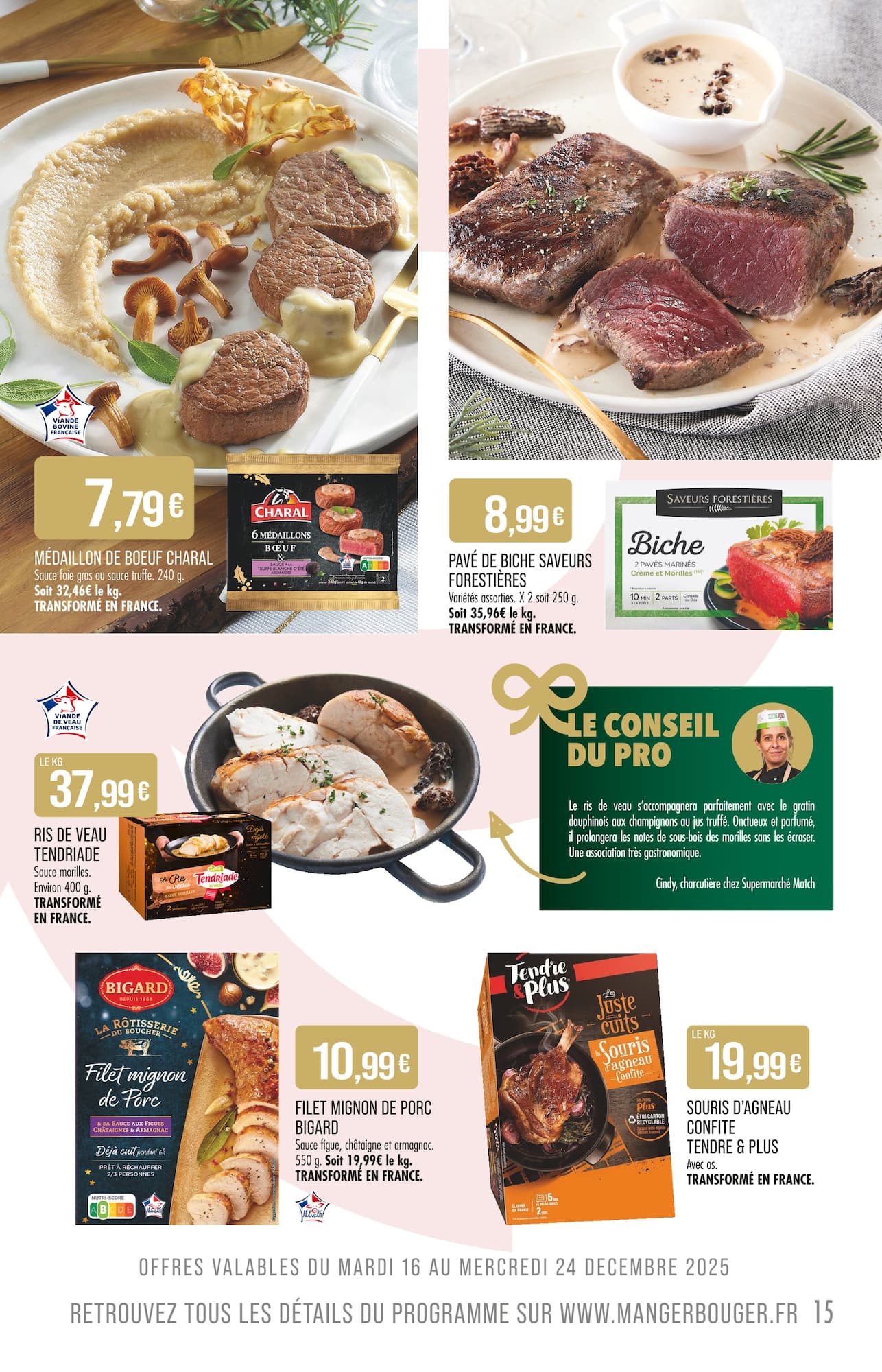 match - Catalogue Match - Fetes par nos Pros valable du 16/12 au 31/12 - page: 15