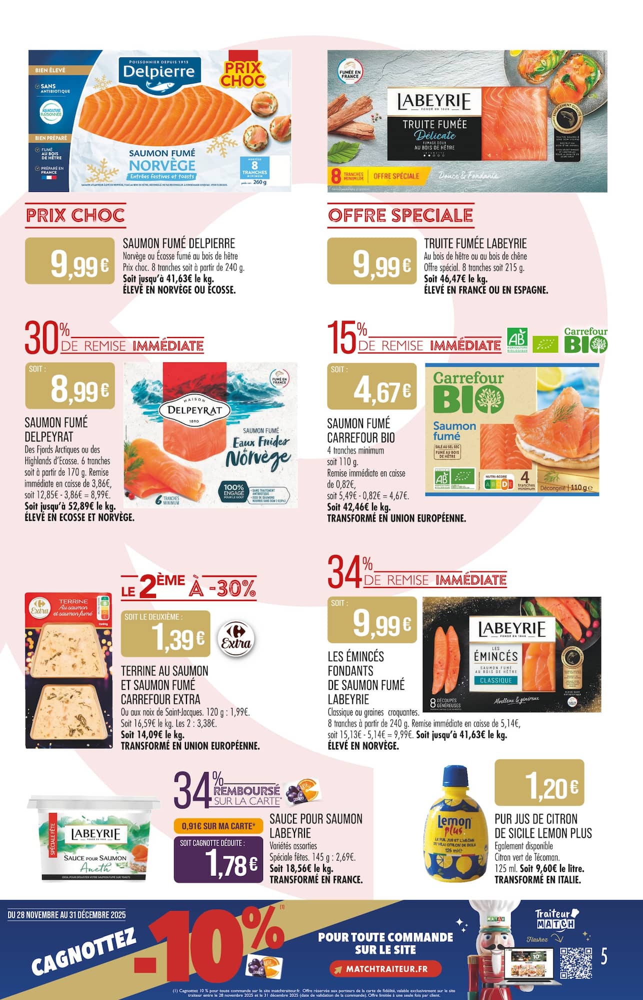 match - Catalogue Match - Fetes par nos Pros valable du 16/12 au 31/12 - page: 5