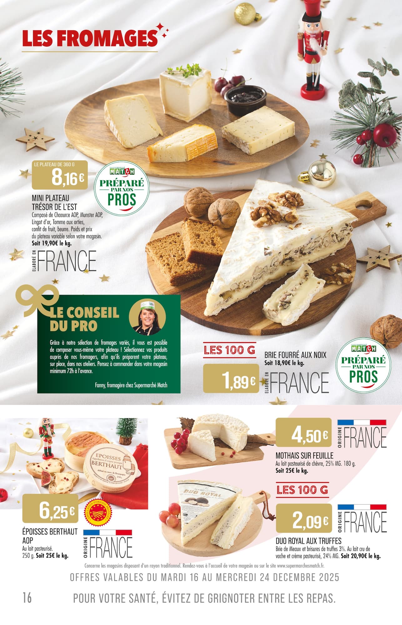 match - Catalogue Match - Fetes par nos Pros valable du 16/12 au 31/12 - page: 16