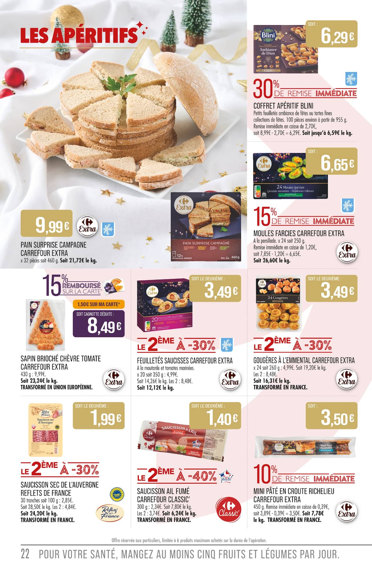 match - Catalogue Match - Fetes par nos Pros valable du 16/12 au 31/12 - page: 22