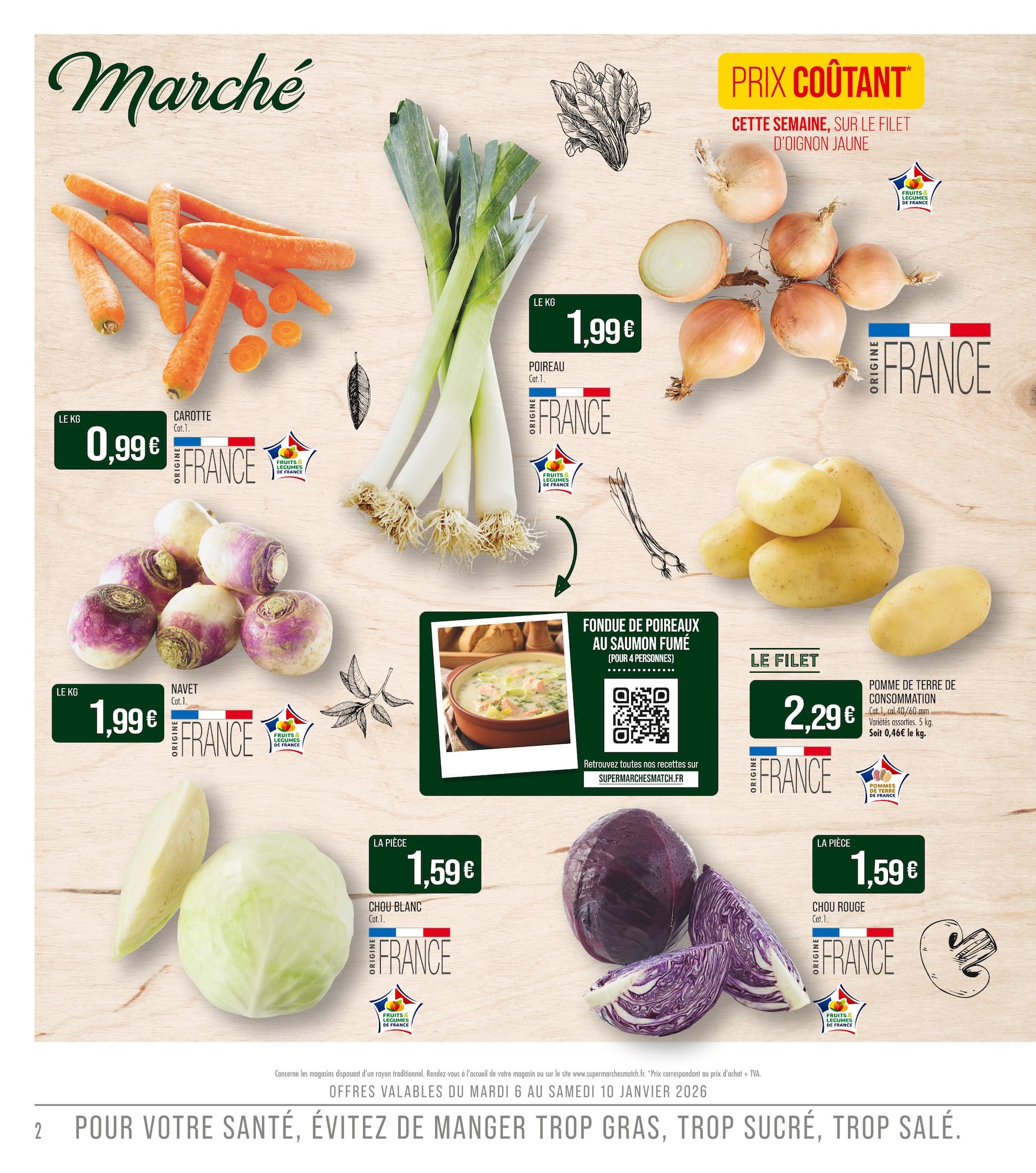match - Catalogue Match valable du 05/01 au 18/01 - page: 2