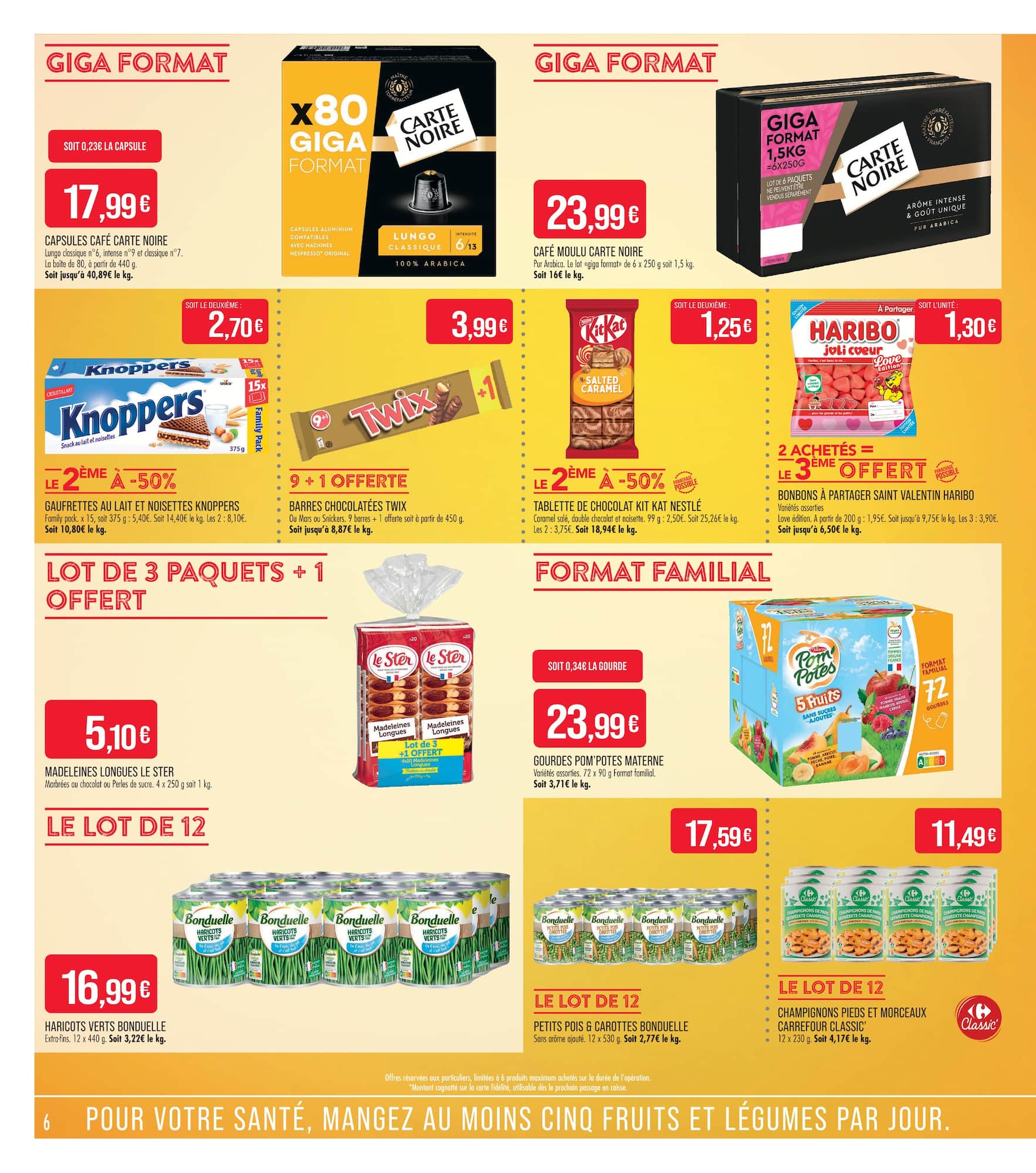 match - Catalogue Match - C’est Tous Les Jours le Marché valable du 13/01 au 25/01 - page: 6