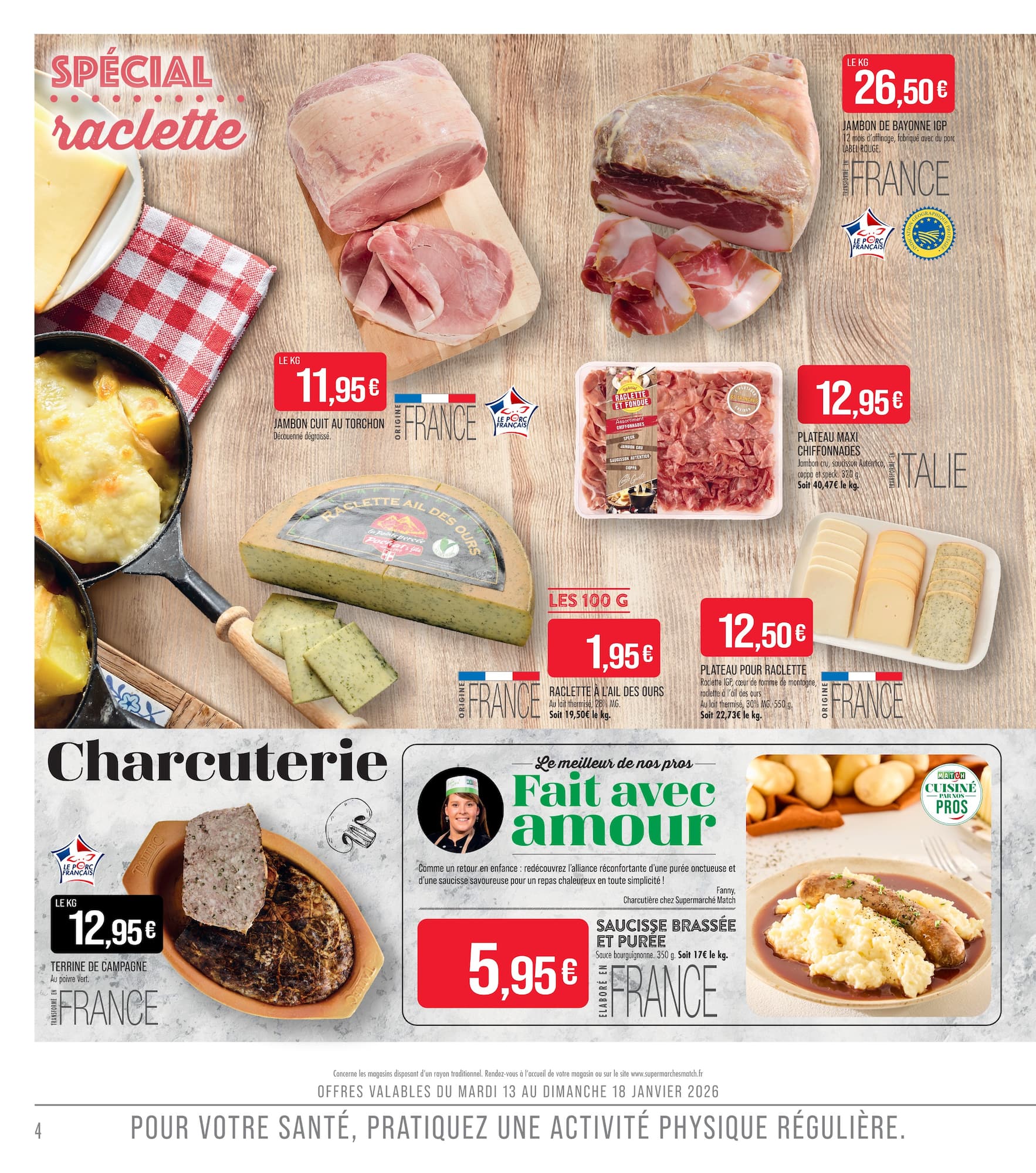 match - Catalogue Match valable du 13/01 au 25/01 - page: 4