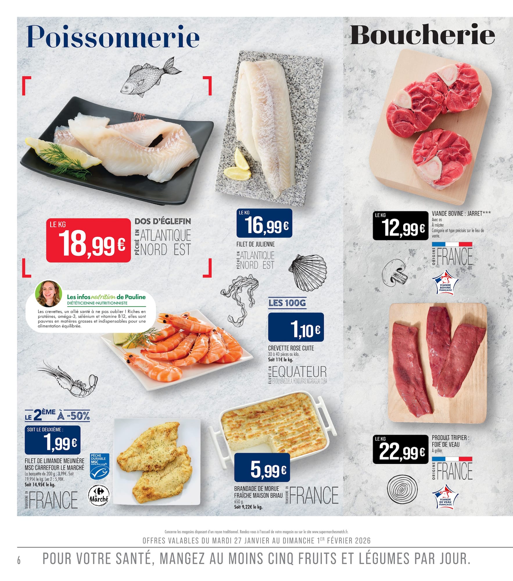 match - Catalogue Match valable du 27/01 au 08/02 - page: 6