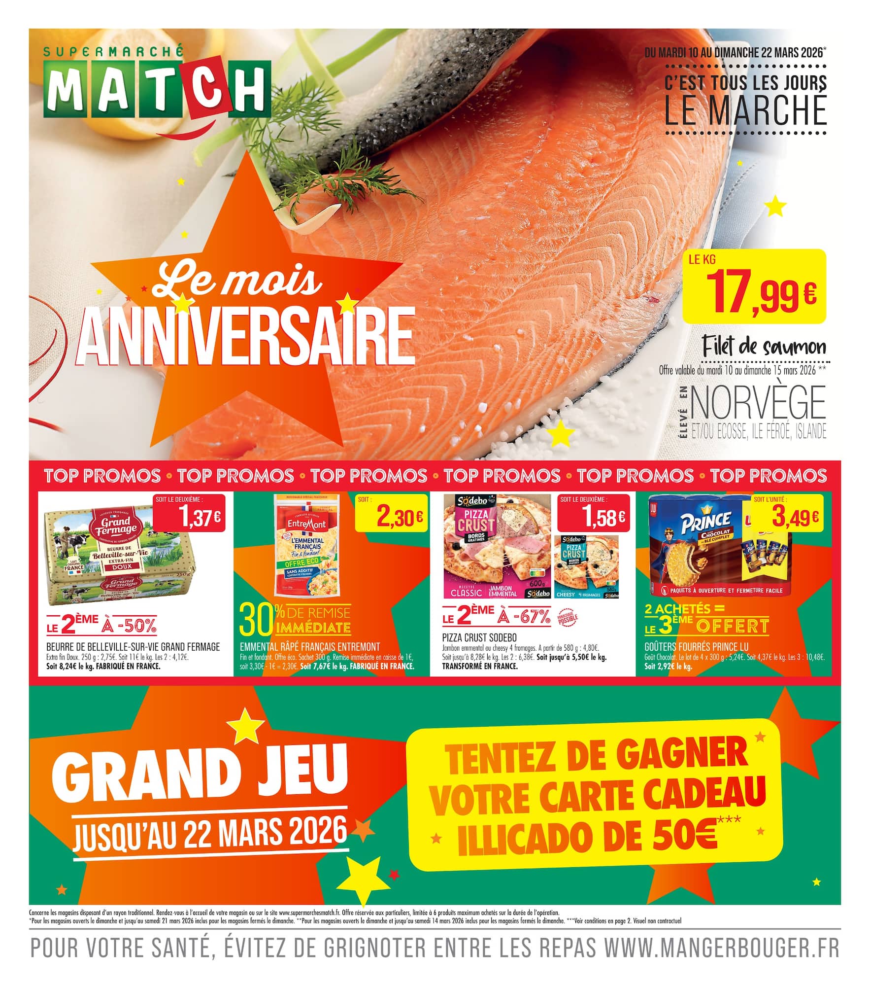 match - Catalogue Match valable du 10/03/2026 au 22/03/2026 - page: 1