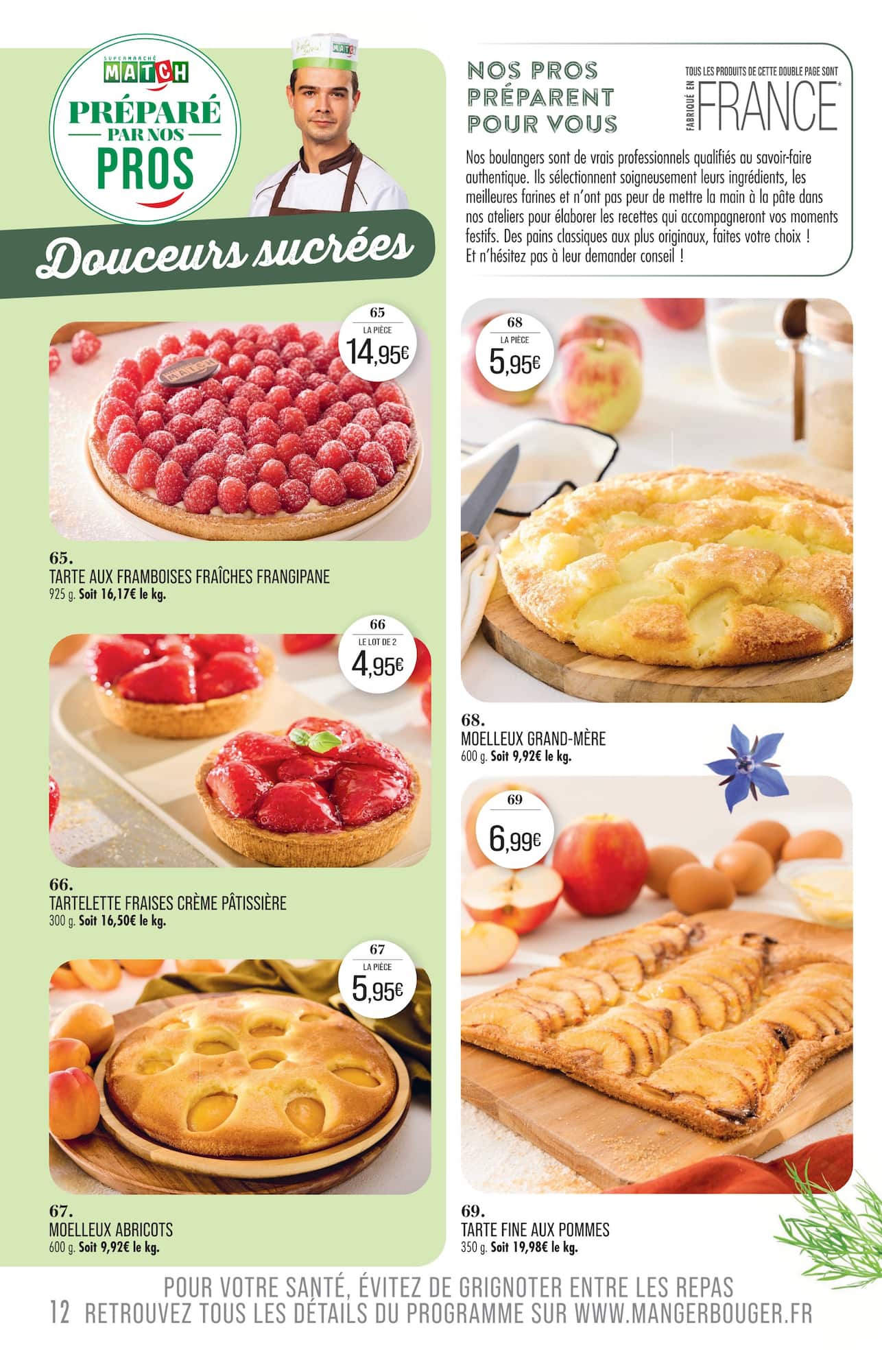 match - Current Match - Carte Traiteur leaflet valid from du mardi 31/03/2026 to du dimanche 27/09/2026 - page: 12